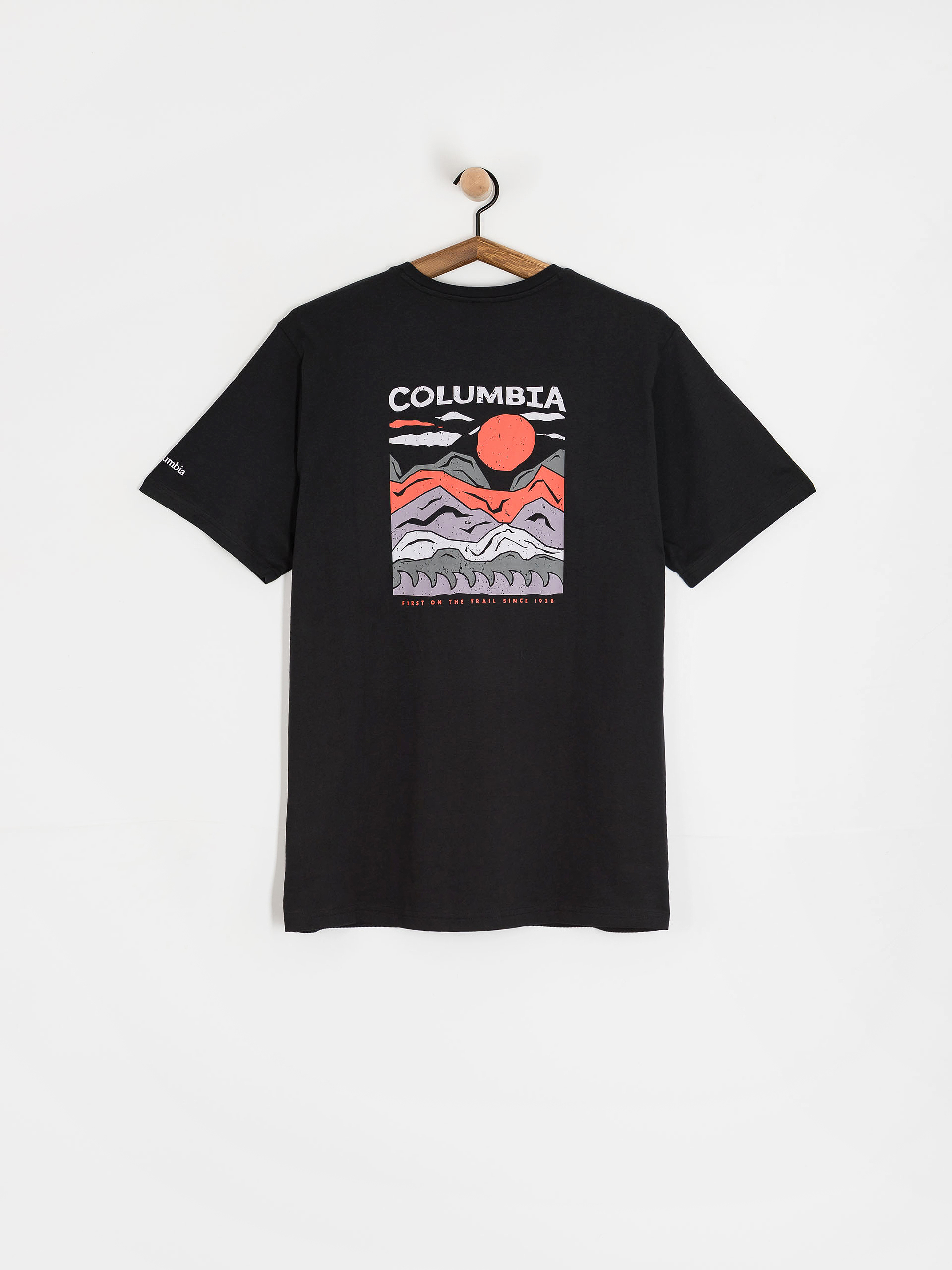 Columbia Explorers Canyon T-Shirt (black/peaks and waves)