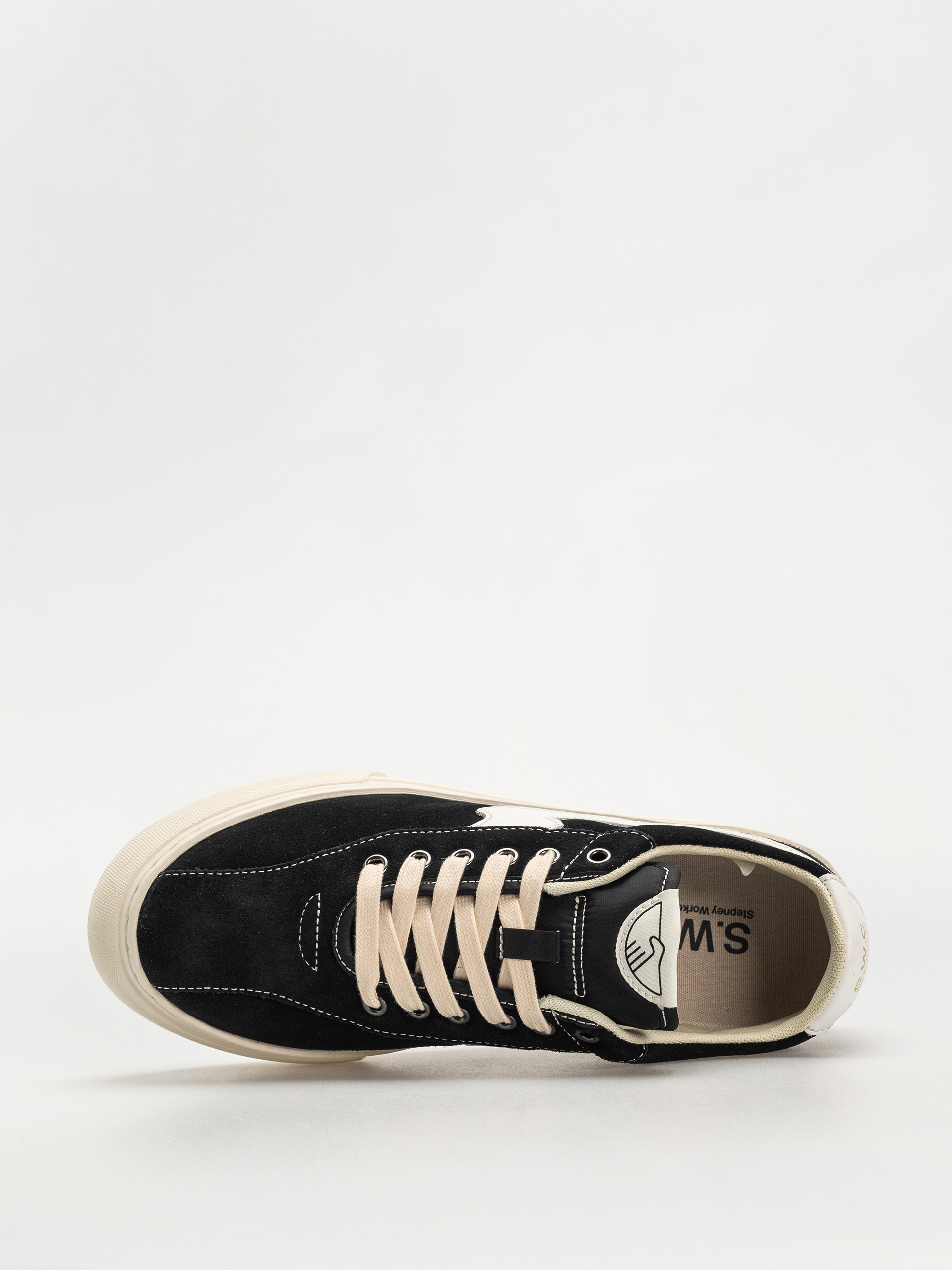 Stepney Workers Club Dellow S-Strike Shoes (suede black/white)