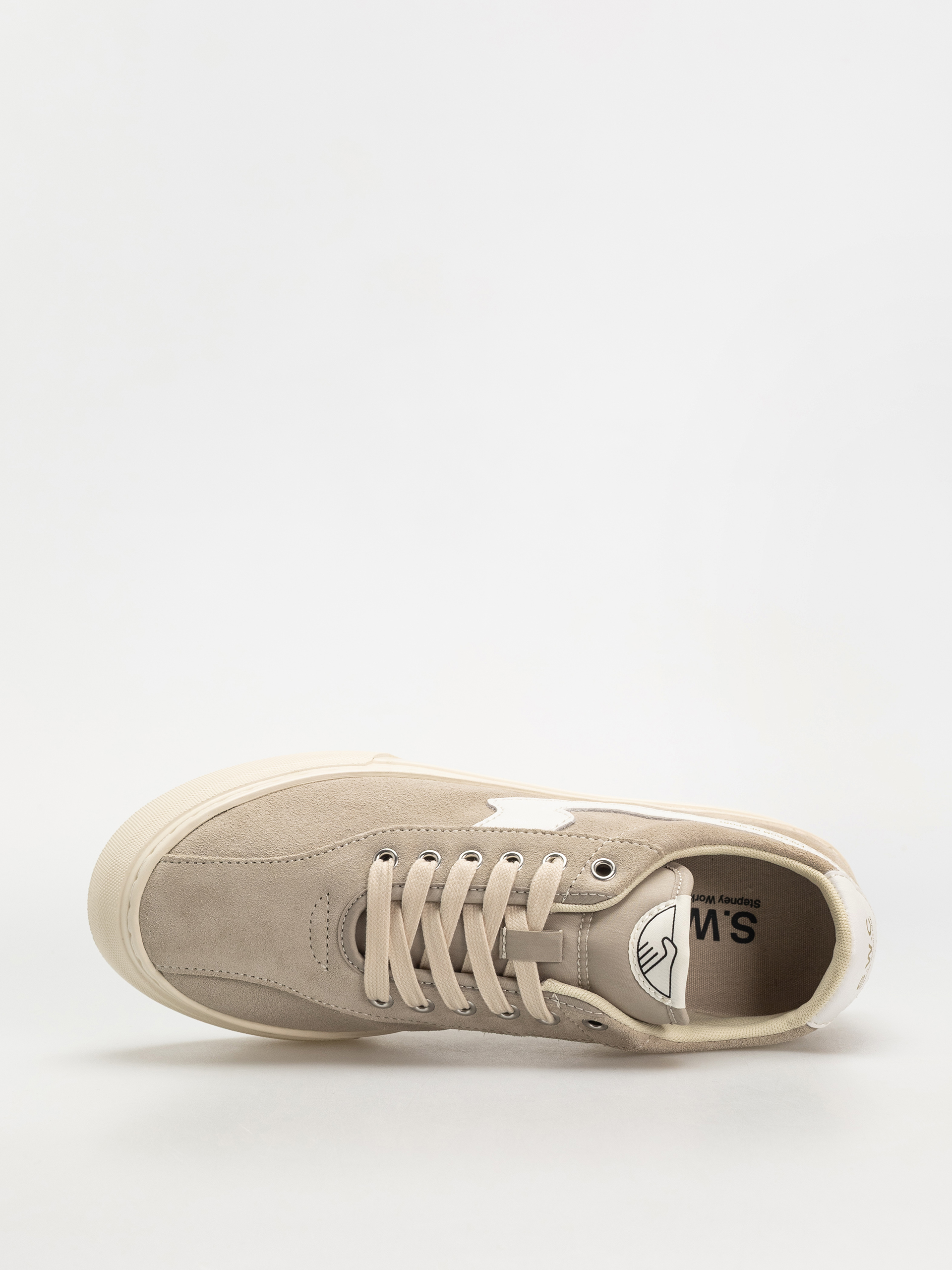 Stepney Workers Club Dellow S-Strike Shoes (suede lt grey/white)