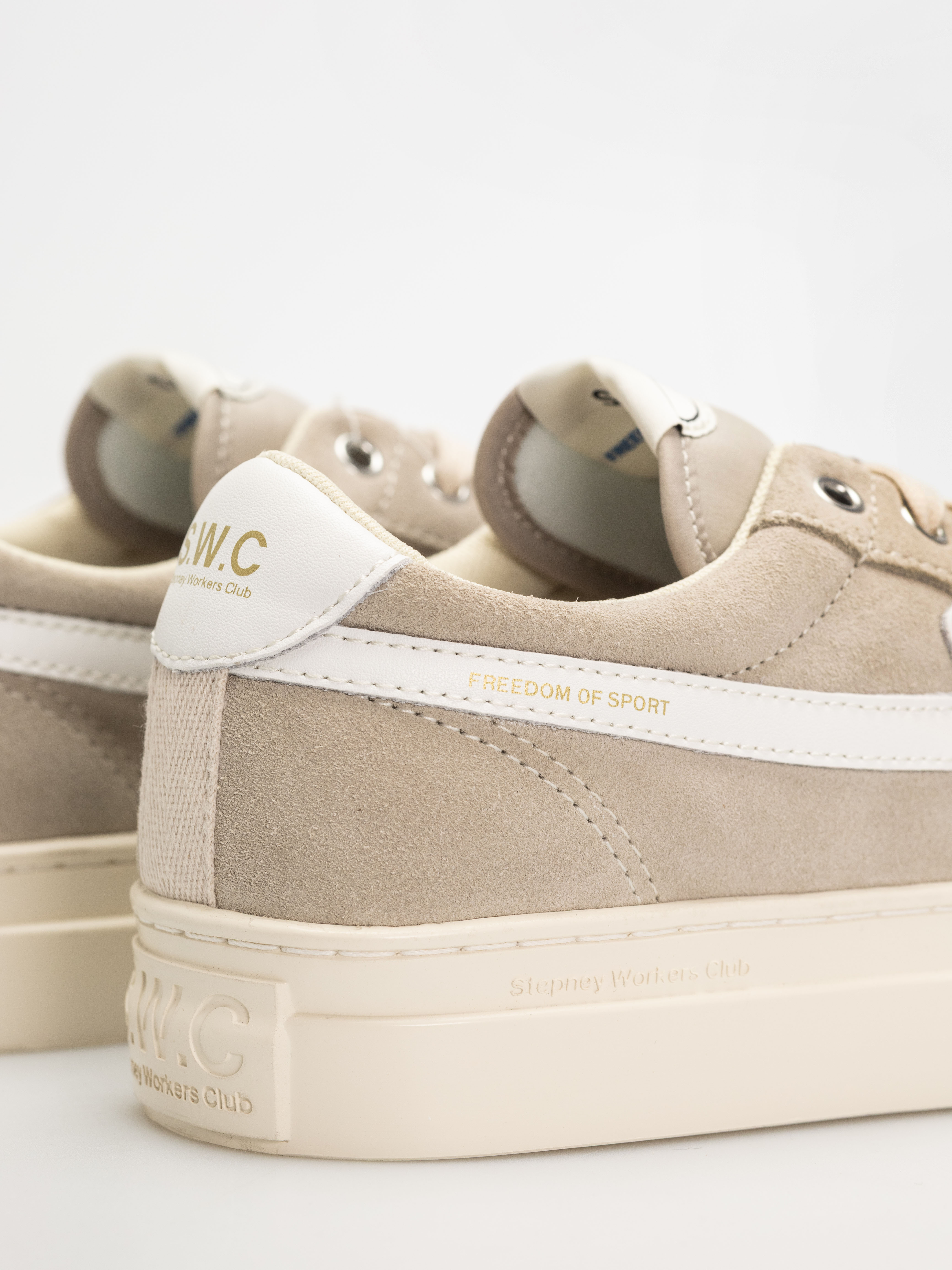 Stepney Workers Club Dellow S-Strike Schuhe (suede lt grey/white)