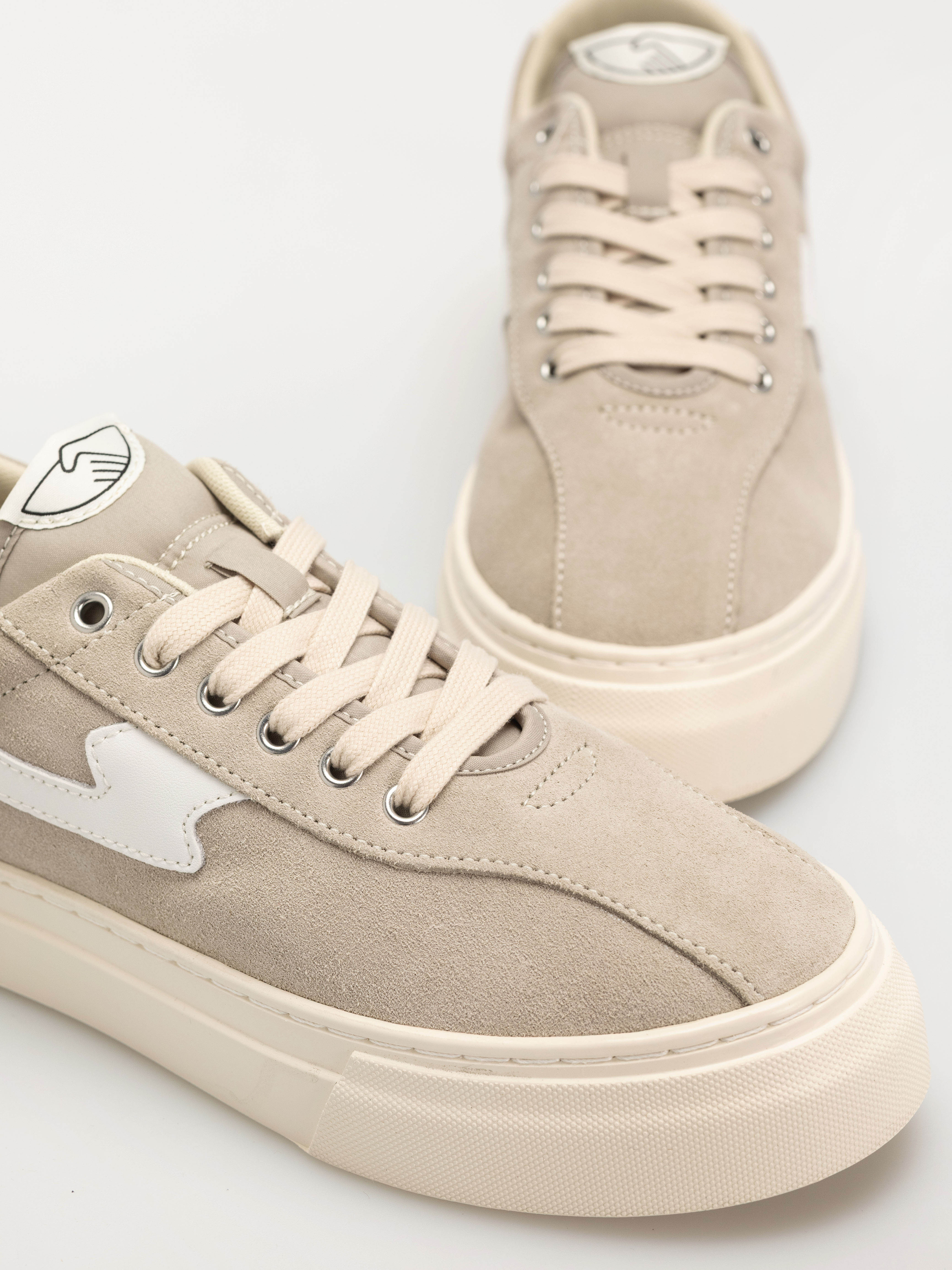 Stepney Workers Club Dellow S-Strike Schuhe (suede lt grey/white)