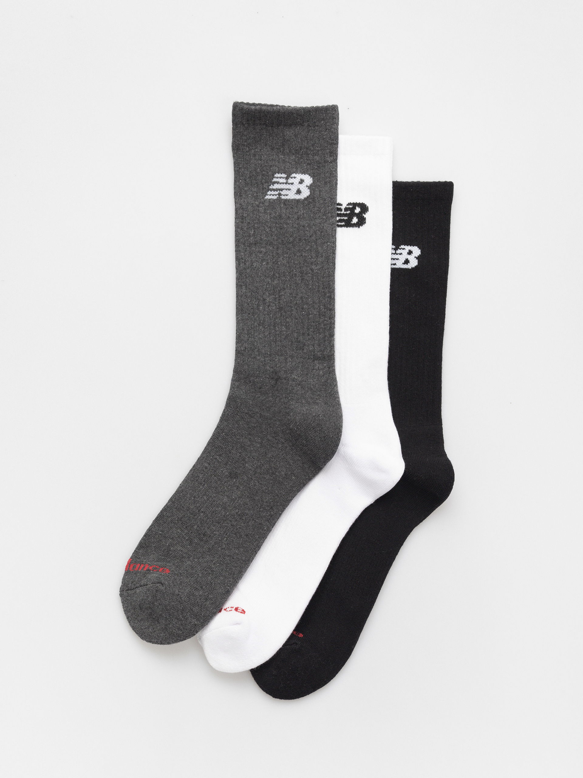 New Balance Everyday Crew 3Pc Socken (white)