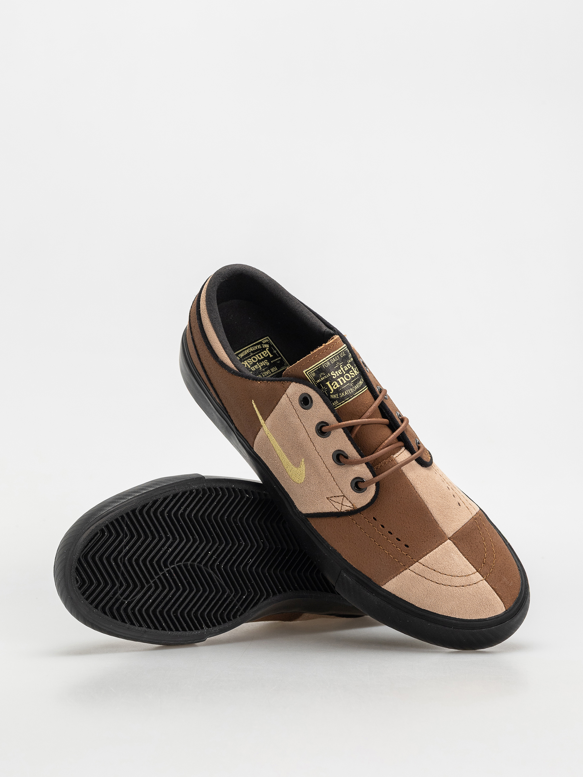 Nike SB Zoom Janoski Og+ Prm Schuhe (lt british tan/saturn gold hemp black)