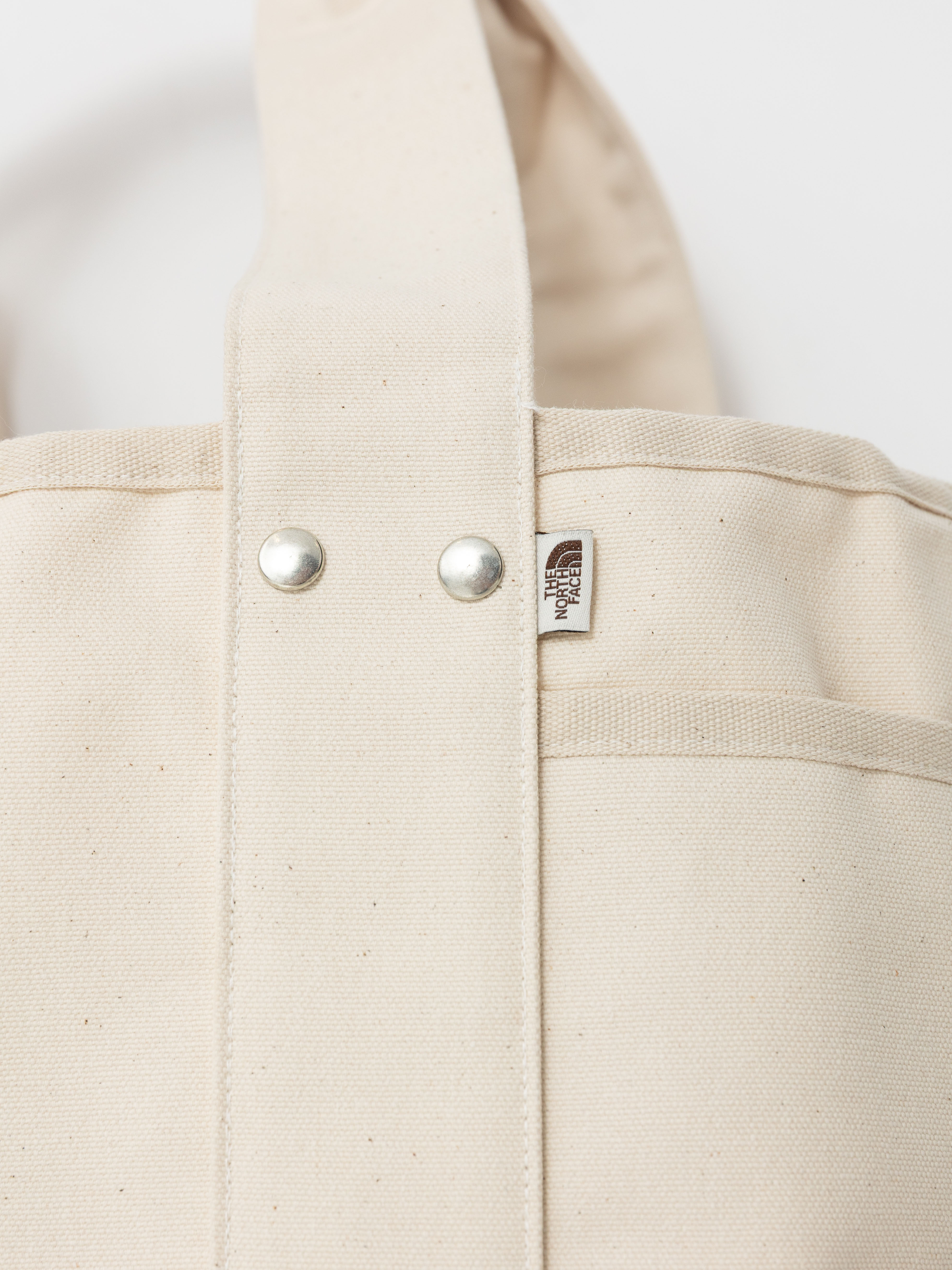 The North Face Circular Cotton Tote Handbag (raw undyed)