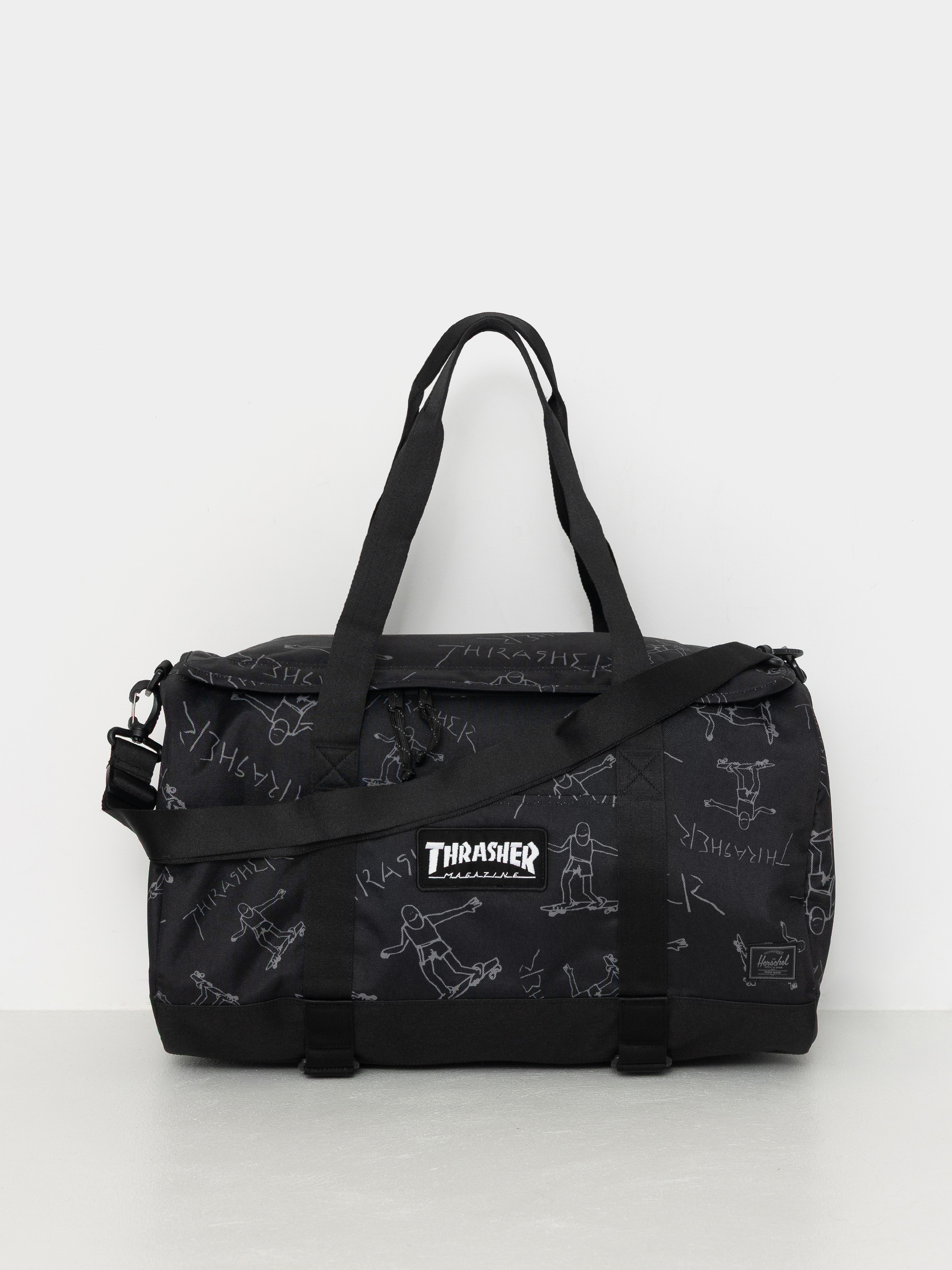 Herschel Supply Co. X Thrasher Gonz Heritage Skate Duffle Tasche (black)