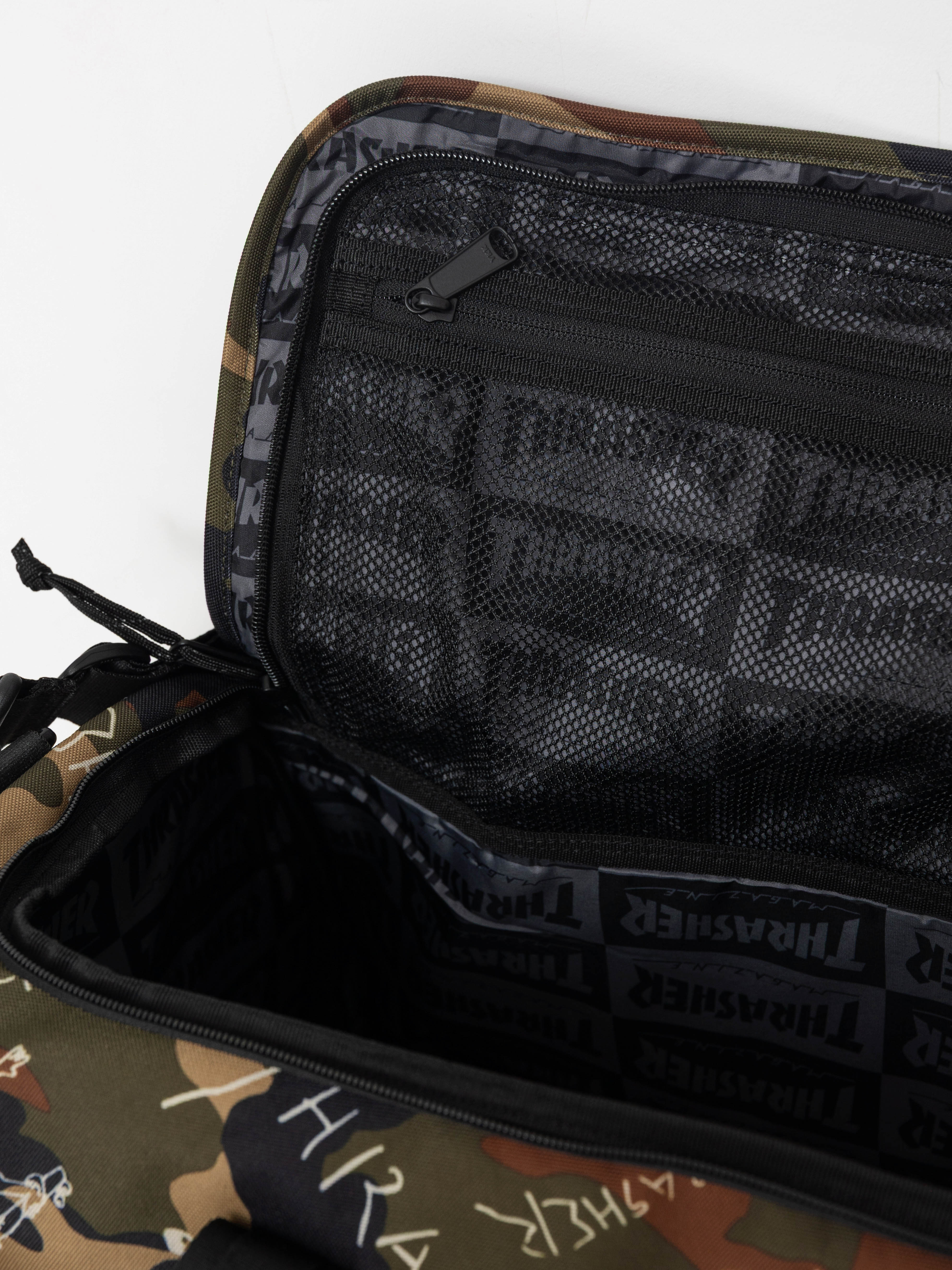 Herschel Supply Co. X Thrasher Gonz Heritage Skate Duffle Bag (woodland camo)
