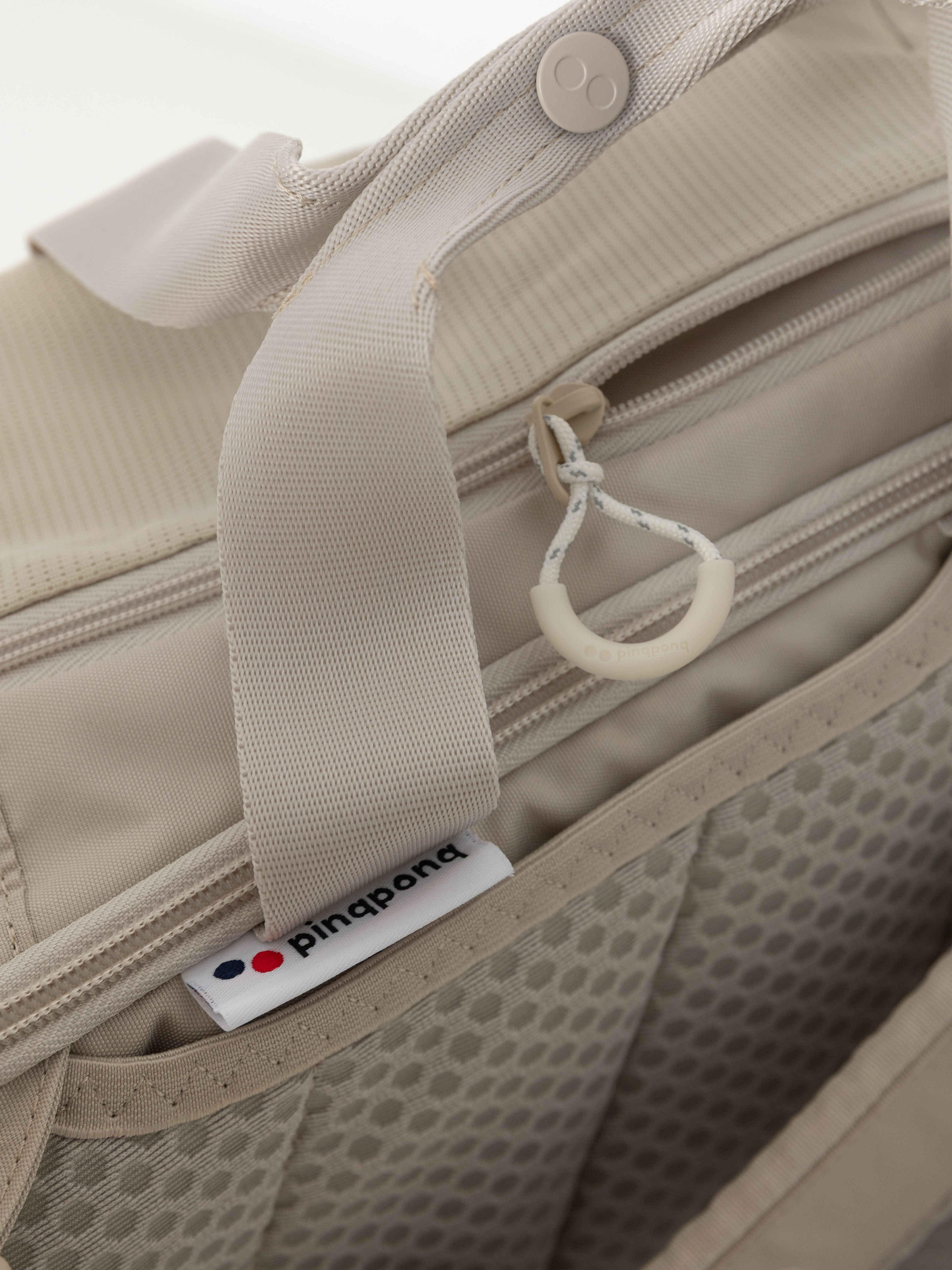 PinqPonq Blok Medium Backpack (cliff beige)