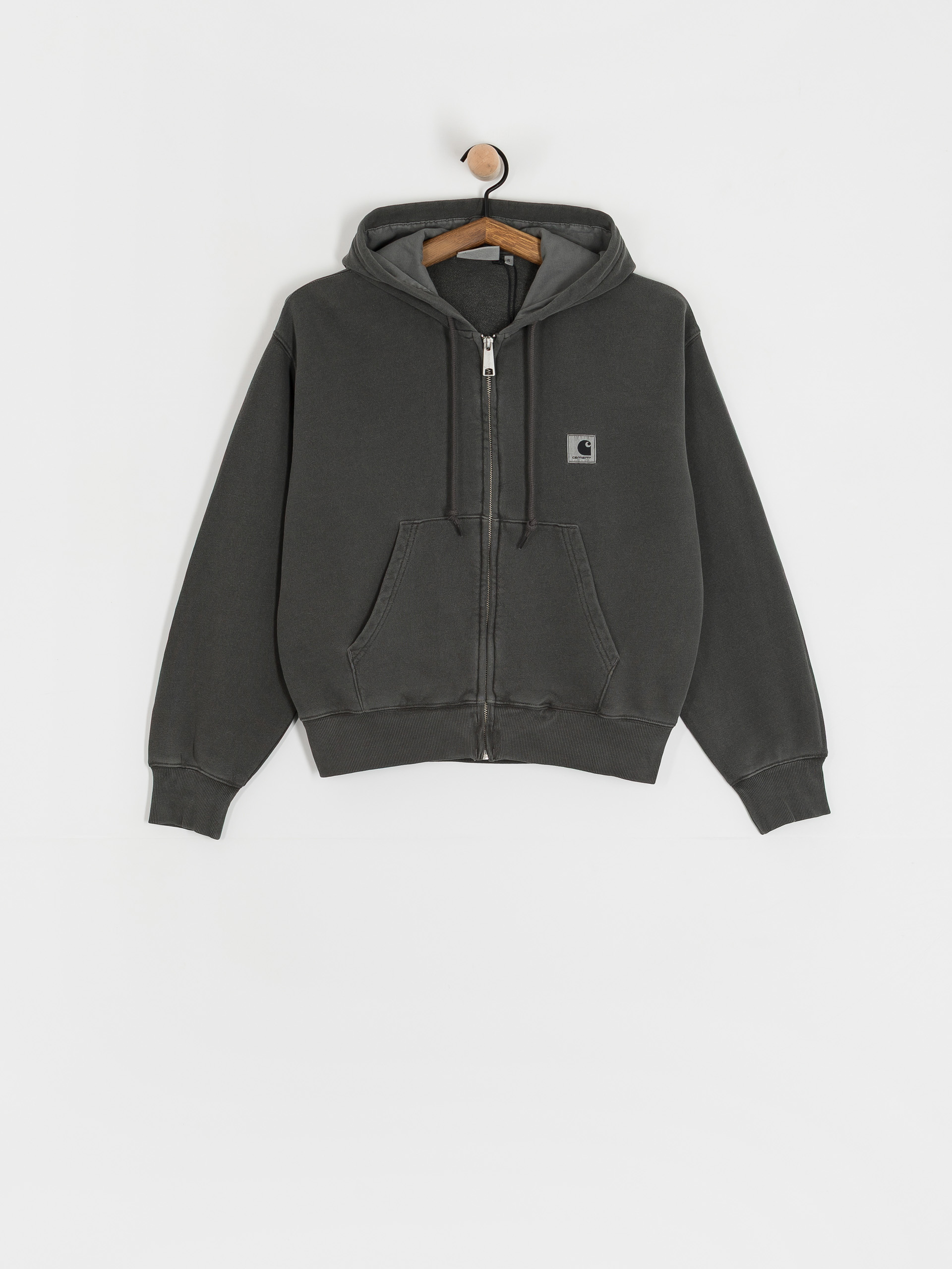 Carhartt WIP Nelson ZHD Wmn Hoodie (black/garment dyed)