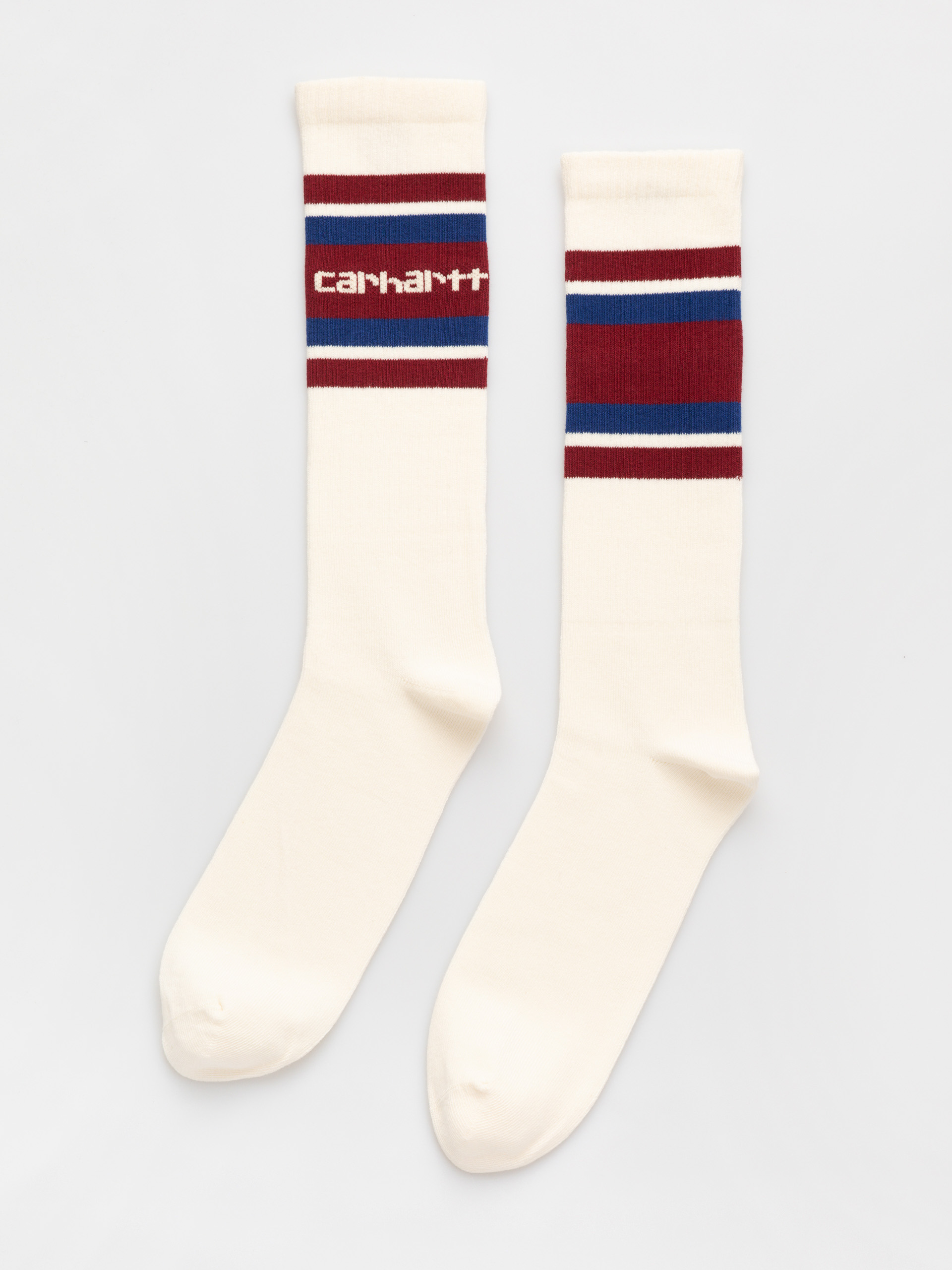 Carhartt WIP Connors Socken (natural/scarlet/wolfsbane)