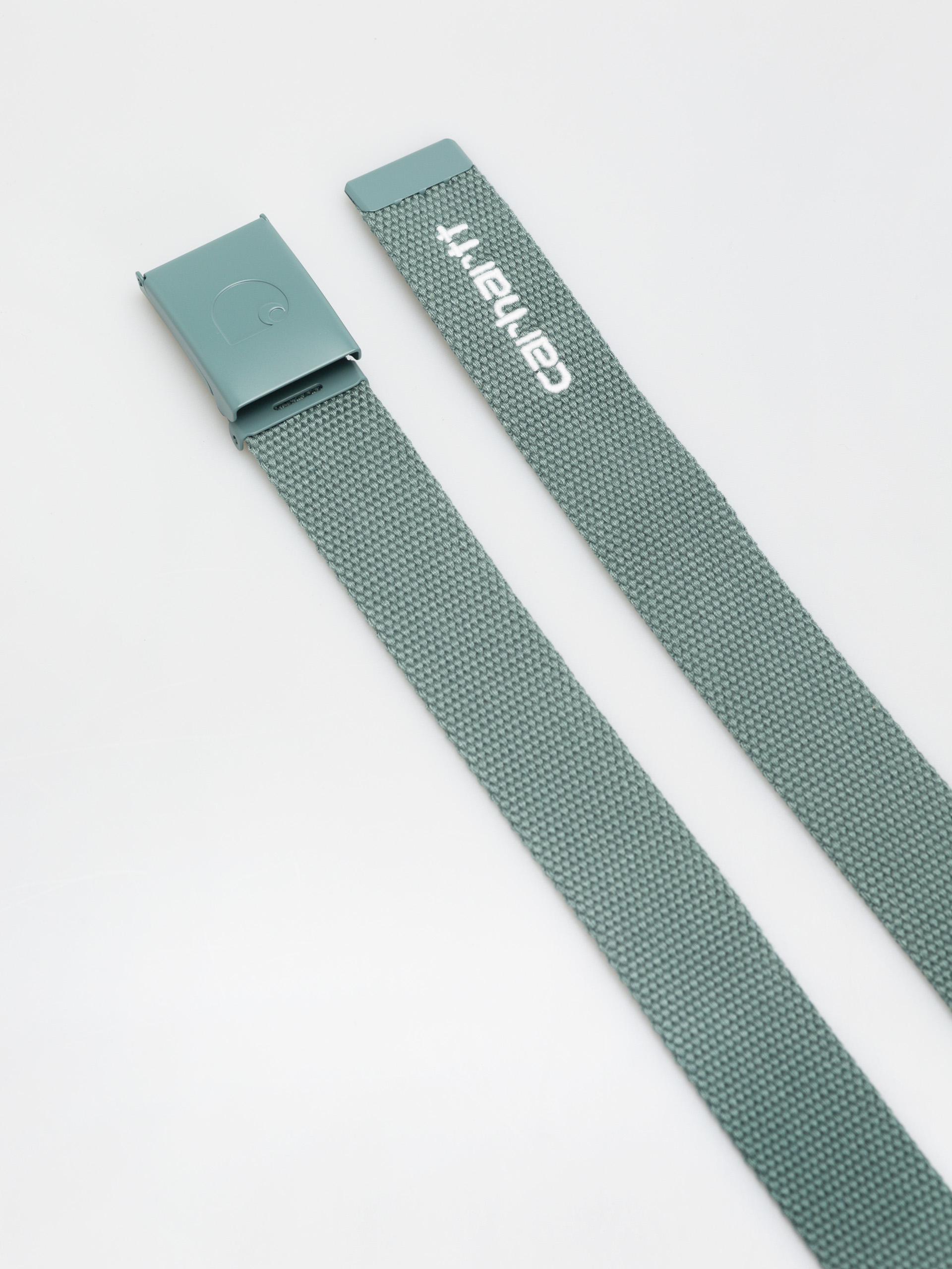 Carhartt WIP C Logo Tonal Belt (silver pine/white)