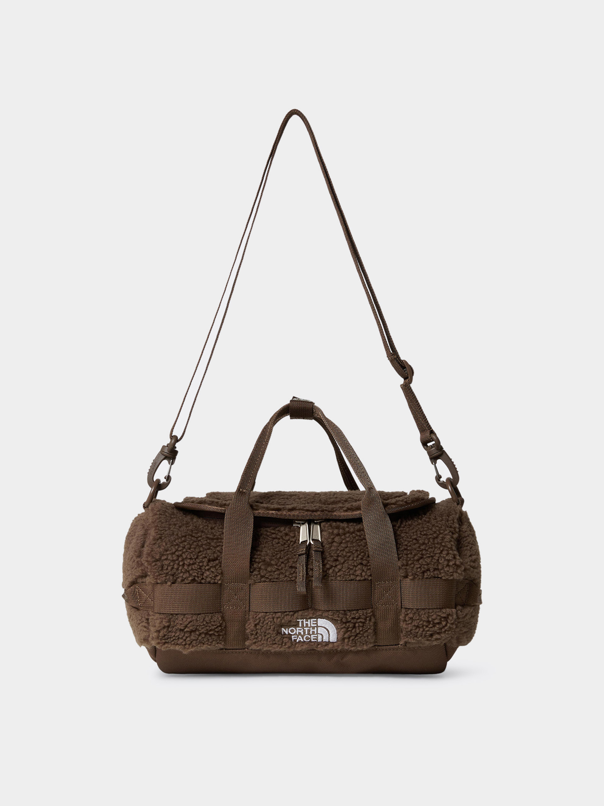 The North Face Schultertasche Base Camp High Pile Mini Bag (smokey brown tnf white)