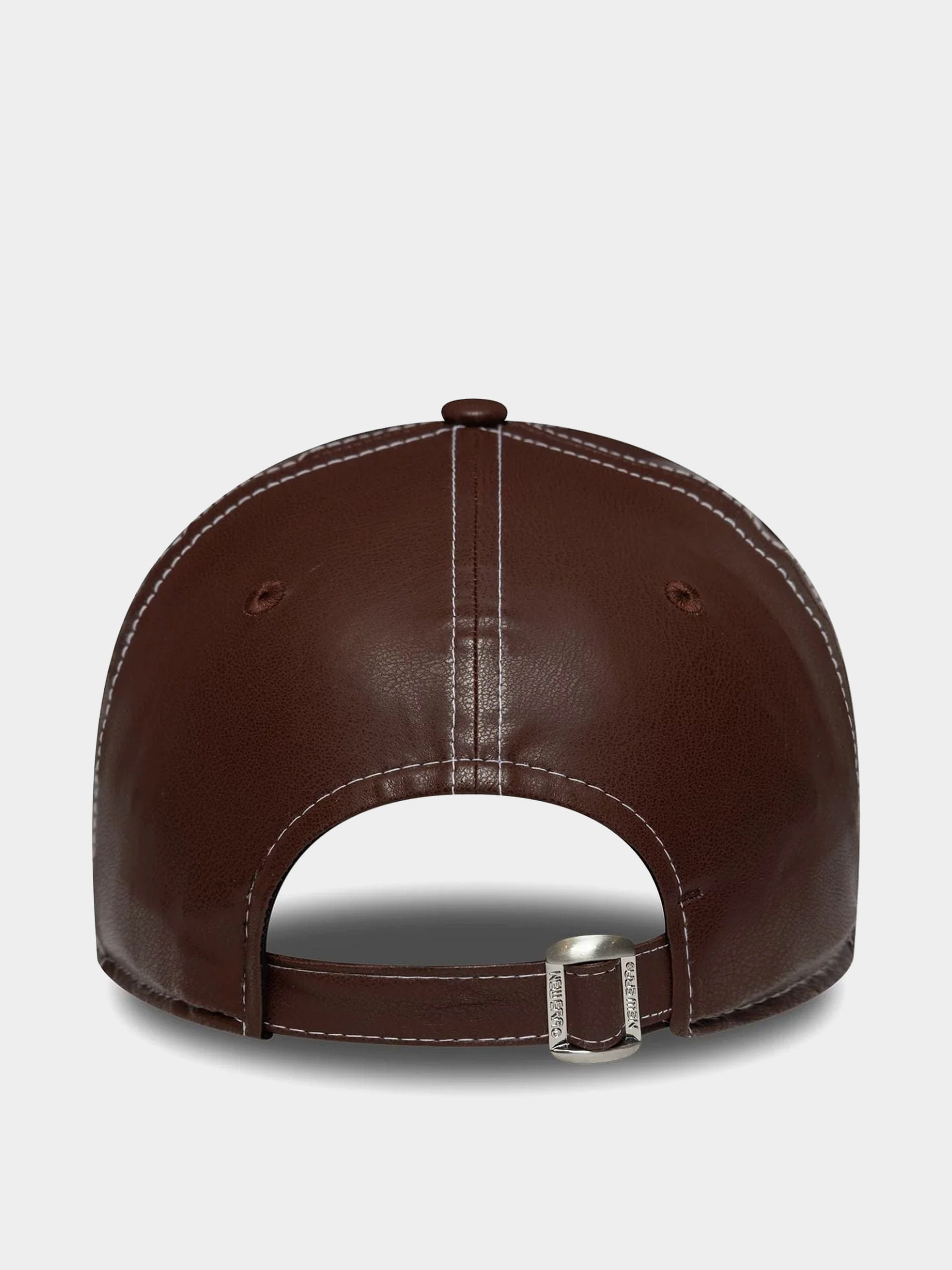 New Era Cap Topstitch Pu 9Forty New York Yankees Wmn (brown)