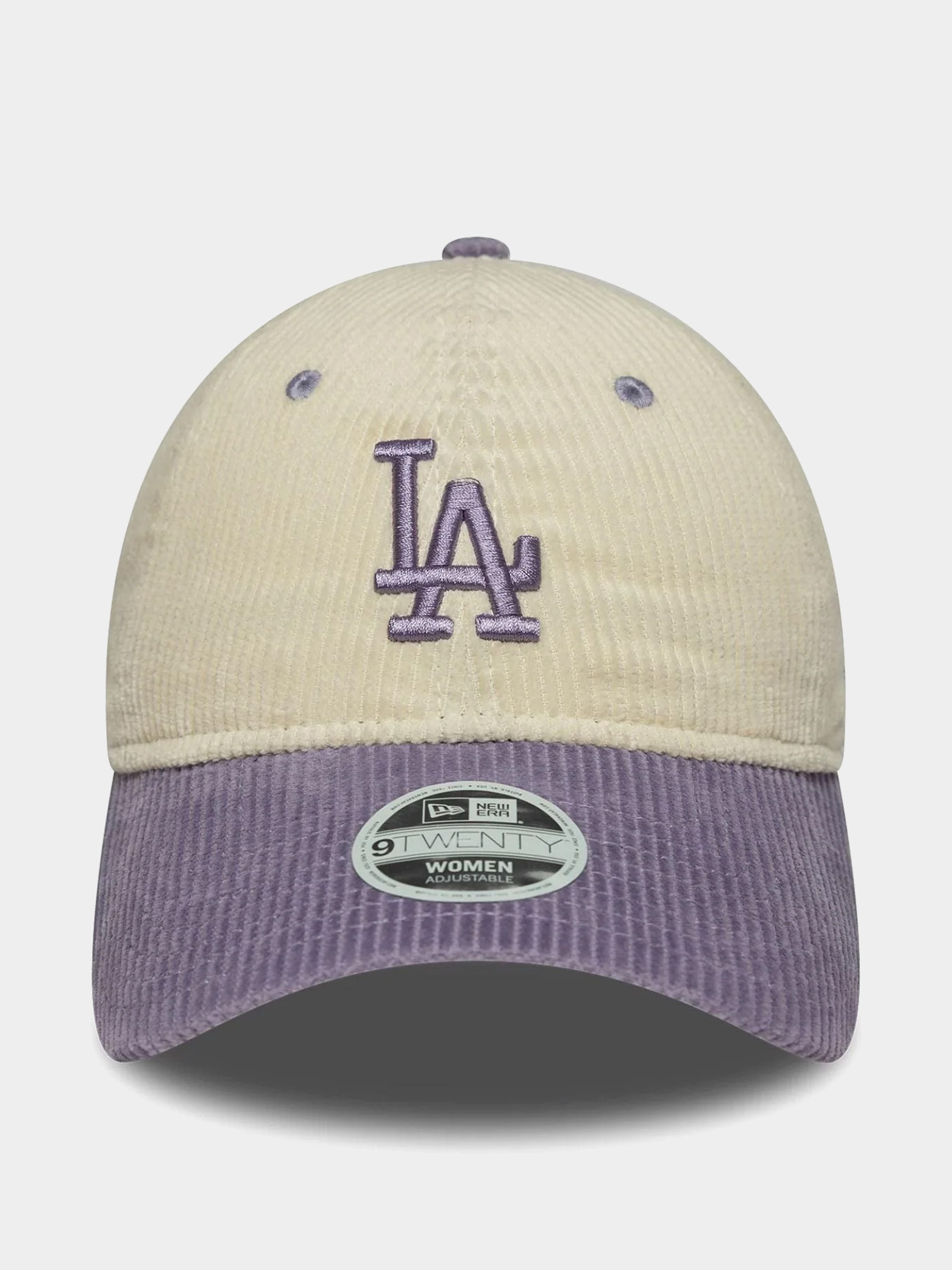 New Era Cap Block Cord 9Twenty Los Angeles Dodgers Wmn (light cream/violet)