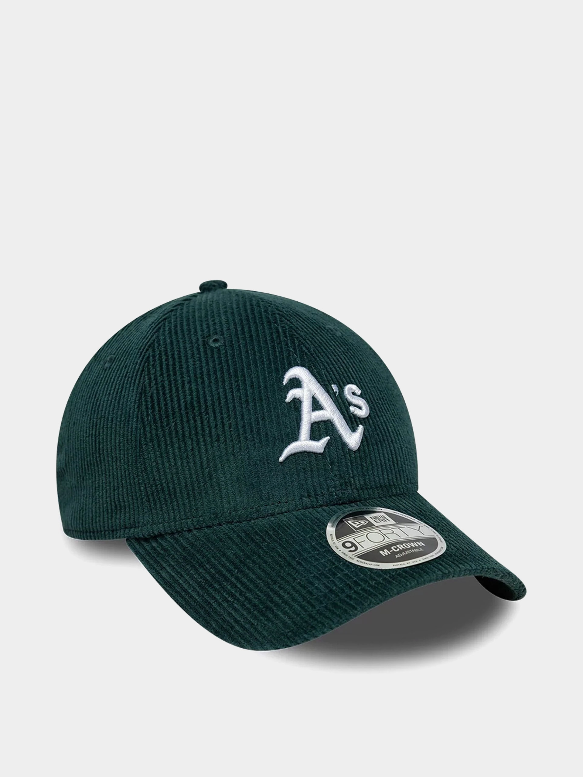 New Era Cap Cord 9Forty Mcrown Oakland Athletics (dark green)