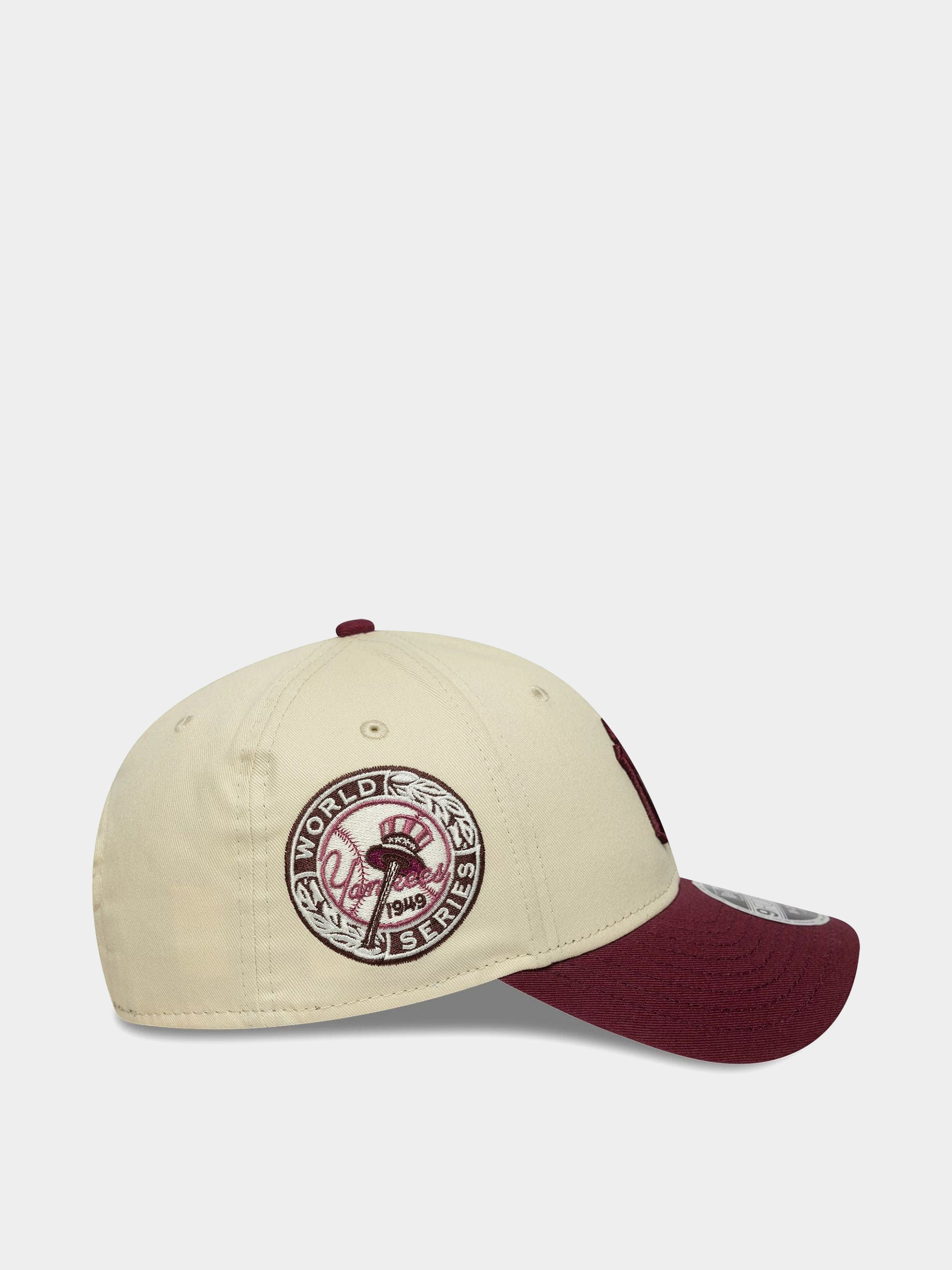 New Era Cap Ws Patch 9Forty Mc New York Yankees (light cream/burgundy)