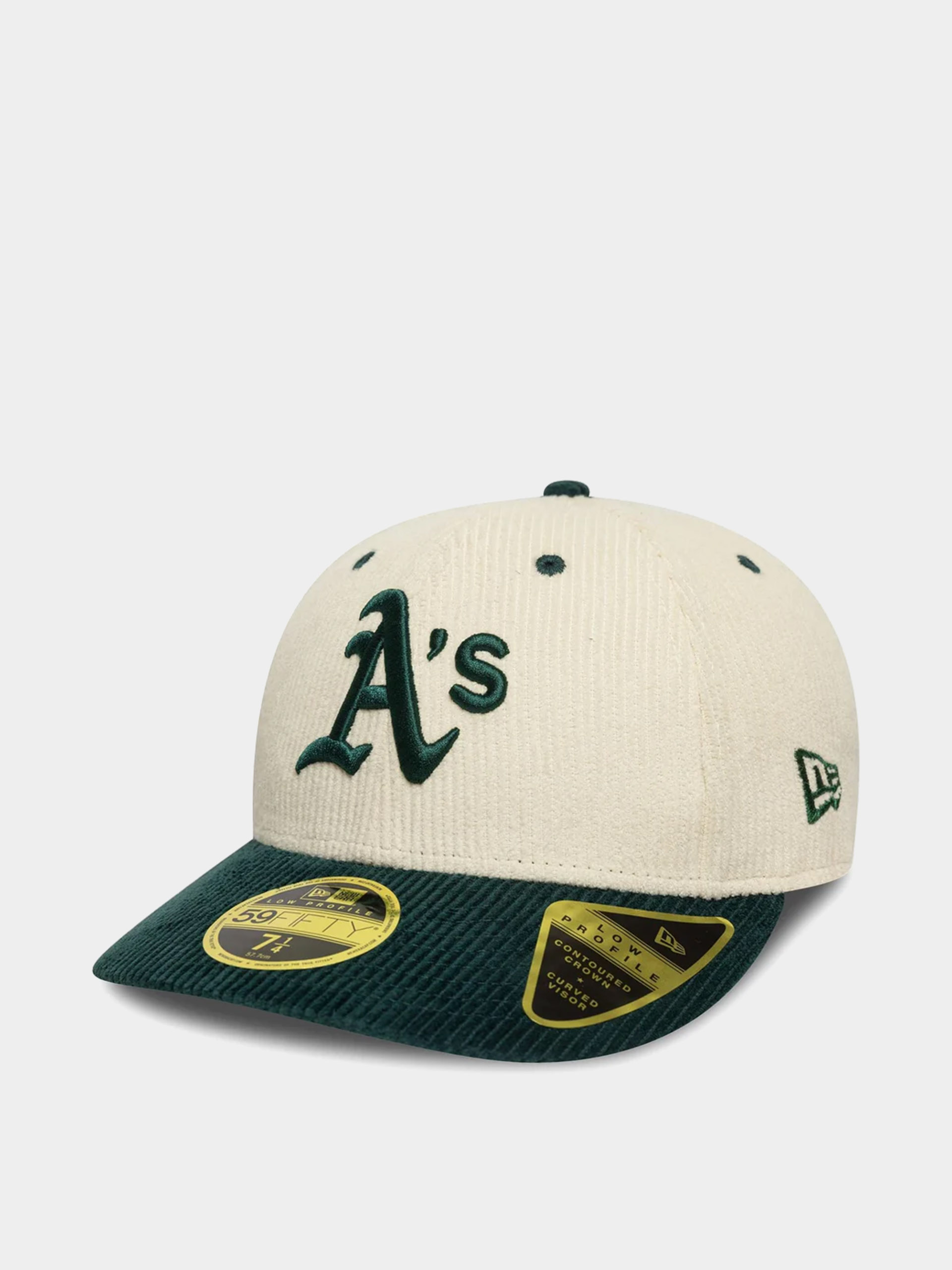 New Era Cap Mlb Cord 59Fifty Lp Oakland Athletics (light crea/dark green)