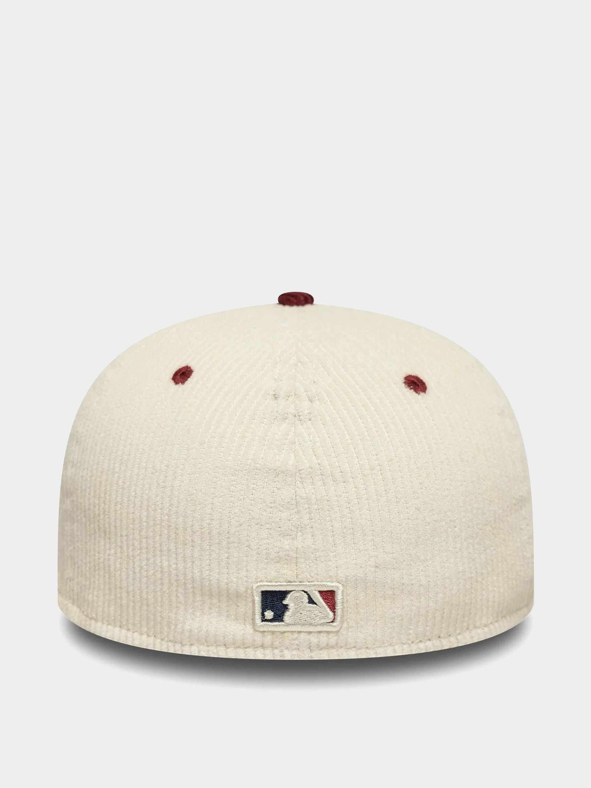 New Era Cap Mlb Cord 59Fifty Lp New York Yankees (light cream/burgundy)