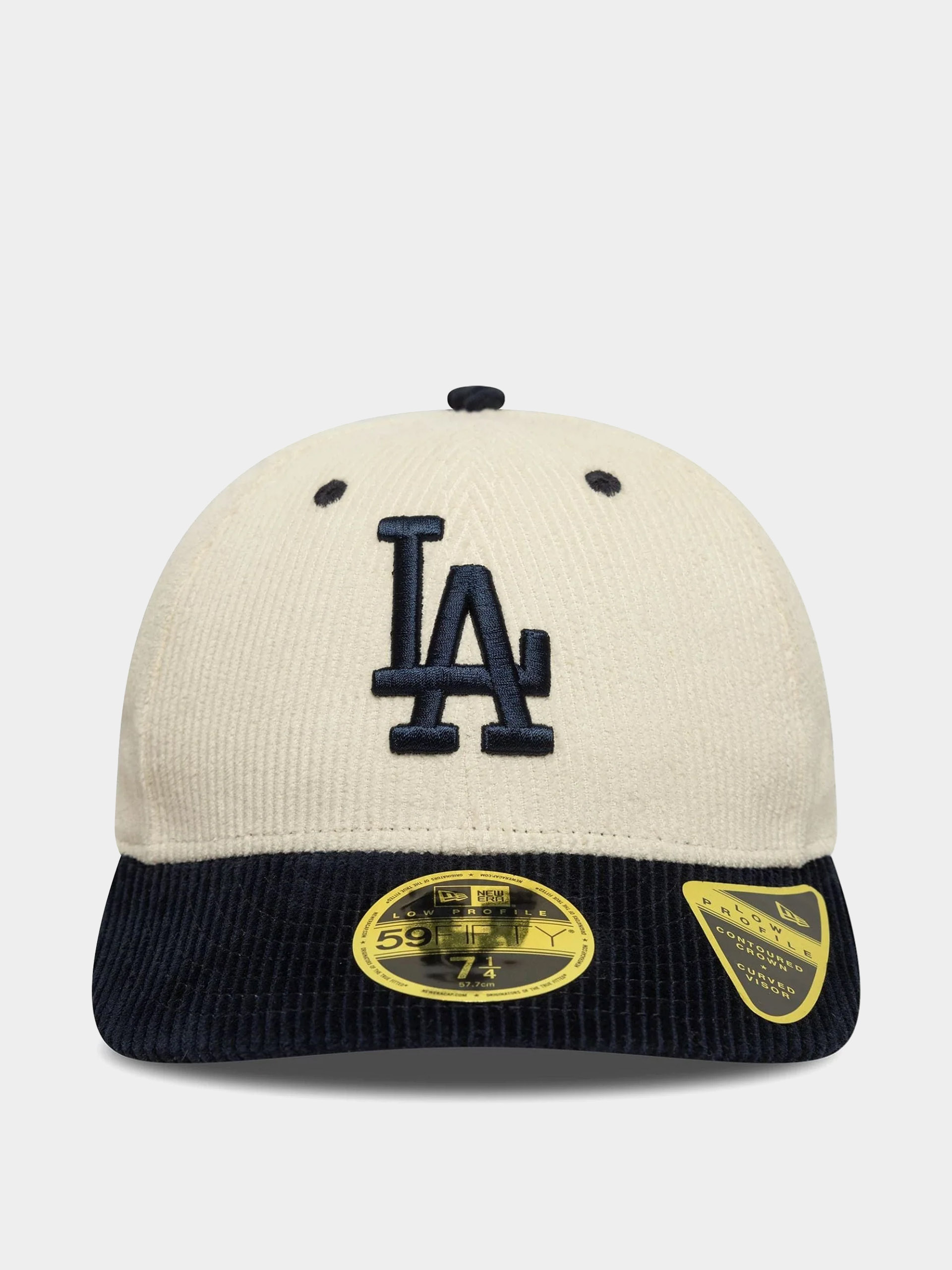 New Era Cap Mlb Cord 59Fifty Lp Los Angeles Dodgers (light cream/navy)
