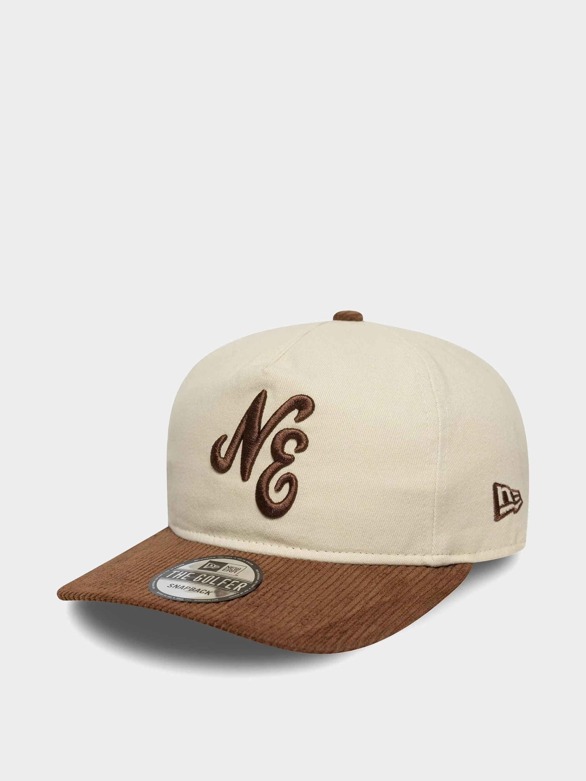 New Era Cap Contrast Cord 19Twenty - beige (stone/brown)