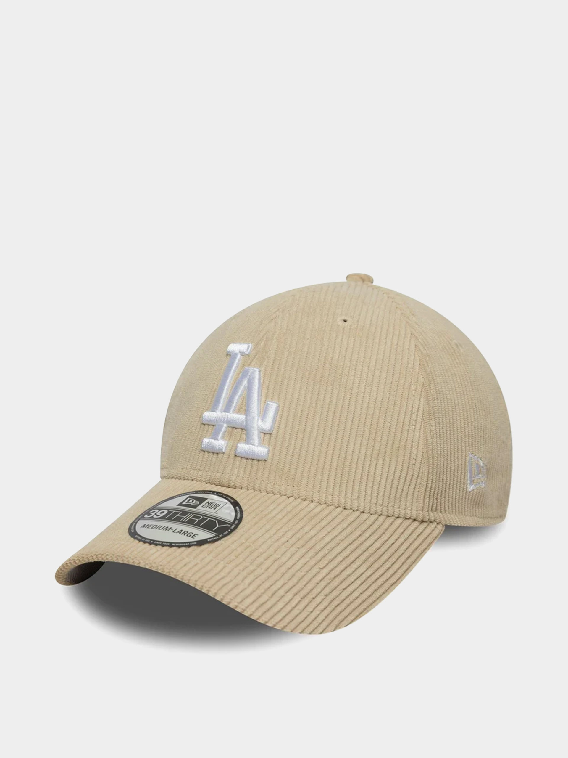 New Era Cap Cord 39Thirty Los Angeles Dodgers - beige (light cream)