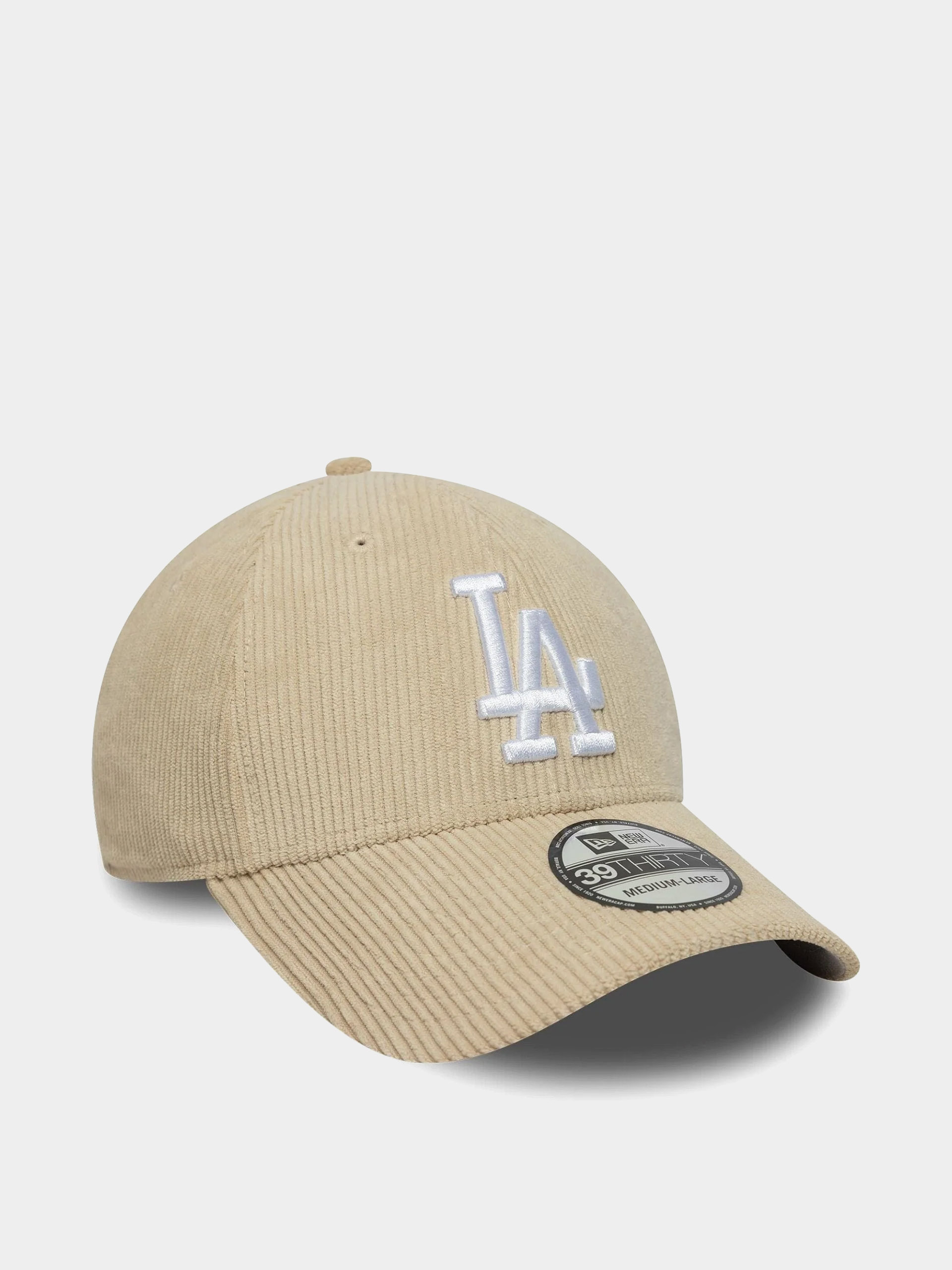 New Era Cap Cord 39Thirty Los Angeles Dodgers (light cream)