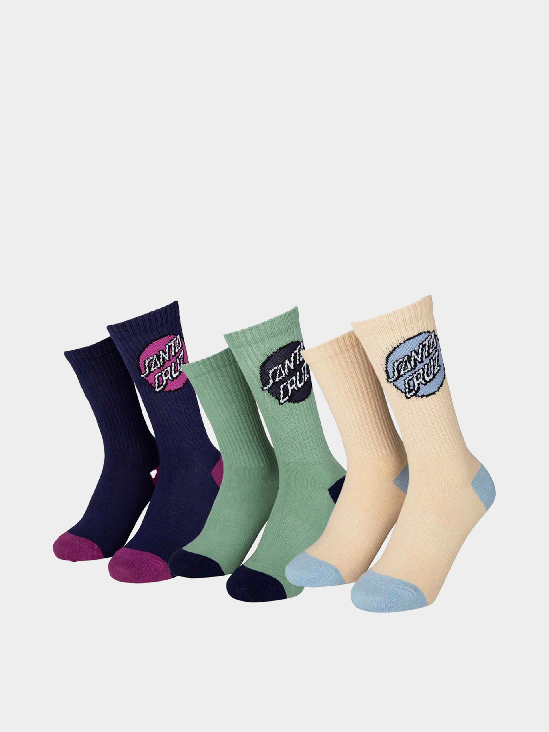 Santa Cruz Pop Dots Socks Wmn