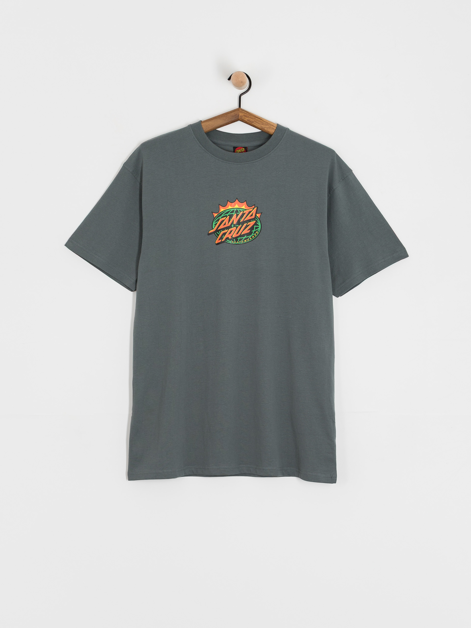 Santa Cruz Kendall End Of The Dot T-Shirt - green (storm grey)