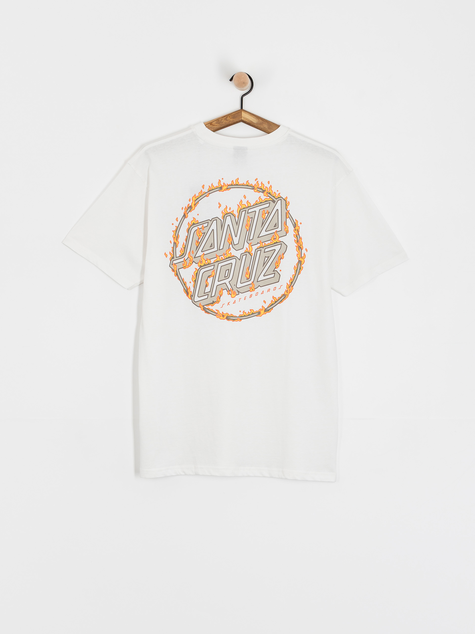 Santa Cruz Burnt Opus Ovrszd T-Shirt (white)