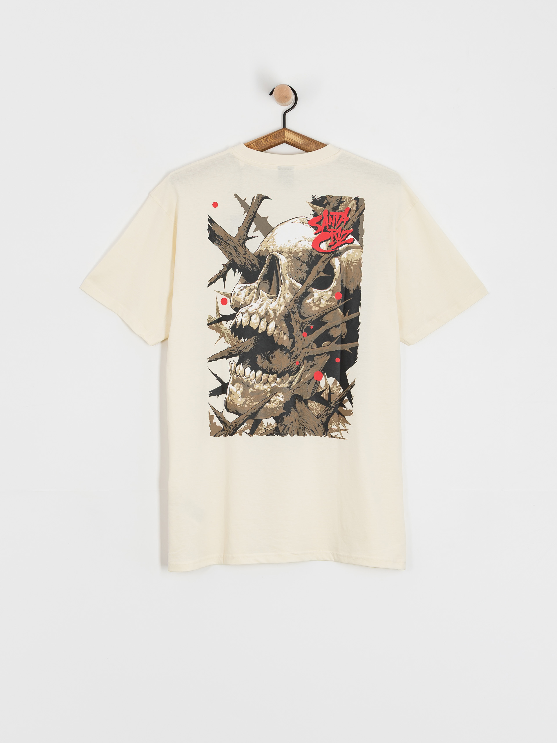 Santa Cruz Pace Deathtrap T-Shirt (unbleached cotton)