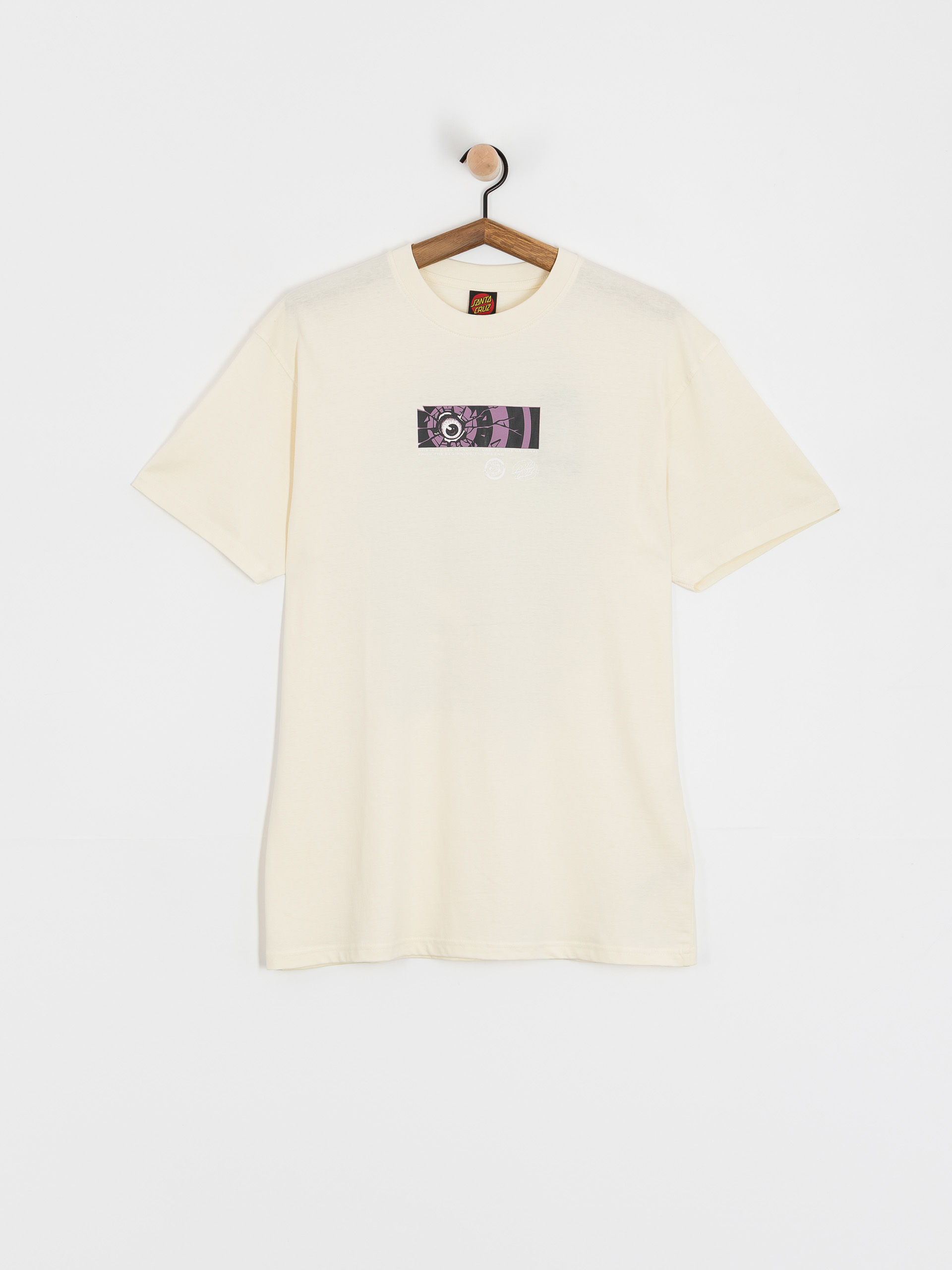 Santa Cruz Roskopp Dissect Strip T-Shirt (unbleached cotton)