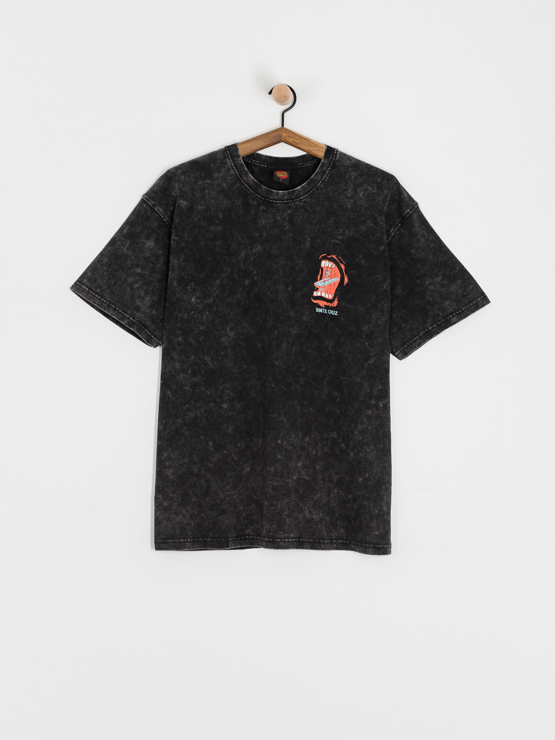 Santa Cruz VTG Screaming Connect T-Shirt (black acid wash)