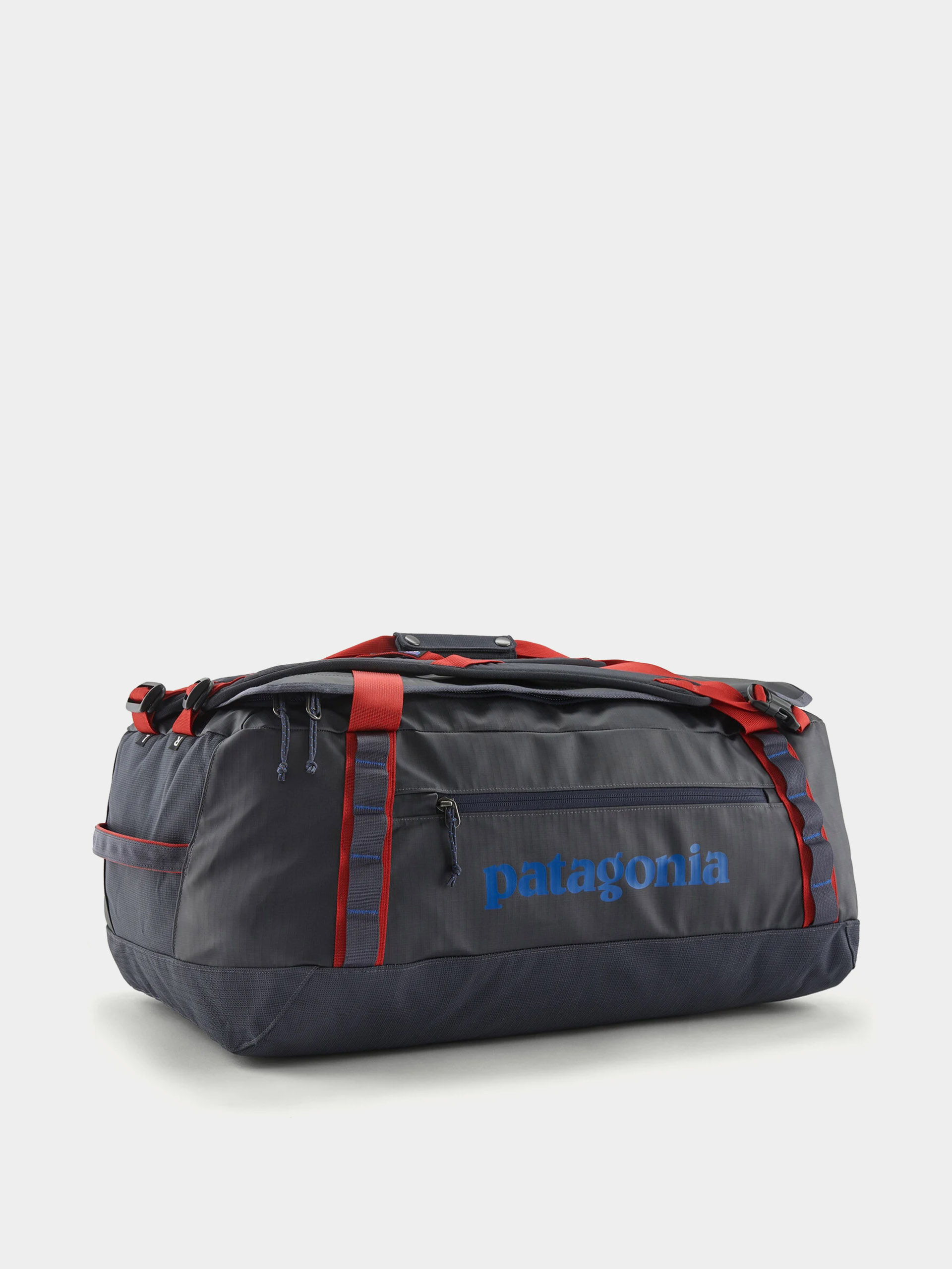 Patagonia Tasche Black Hole Duffel 55L (smolder blue w/amanita red)