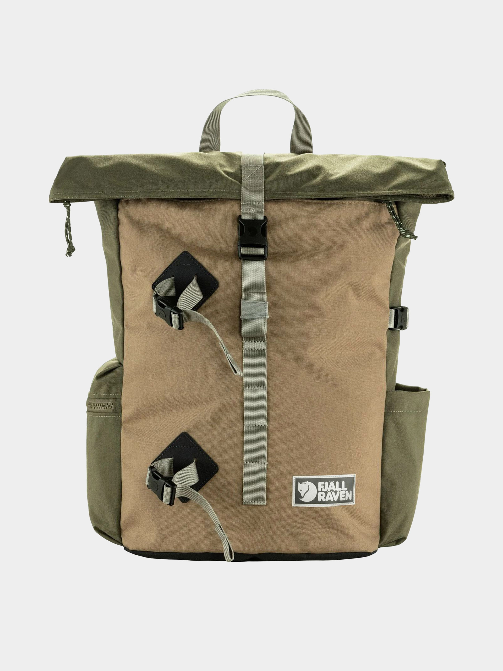 backpack main color acorn vargdag 25l backpack fjllrven Vardag 17 - Classic Daypack, Recycled Fabric Construction - School, Travel, Green-Clay, One Size the backpacks long zipper makes it easy to pack and unpack Fjallraven Backpack Vardag Foldsack 25