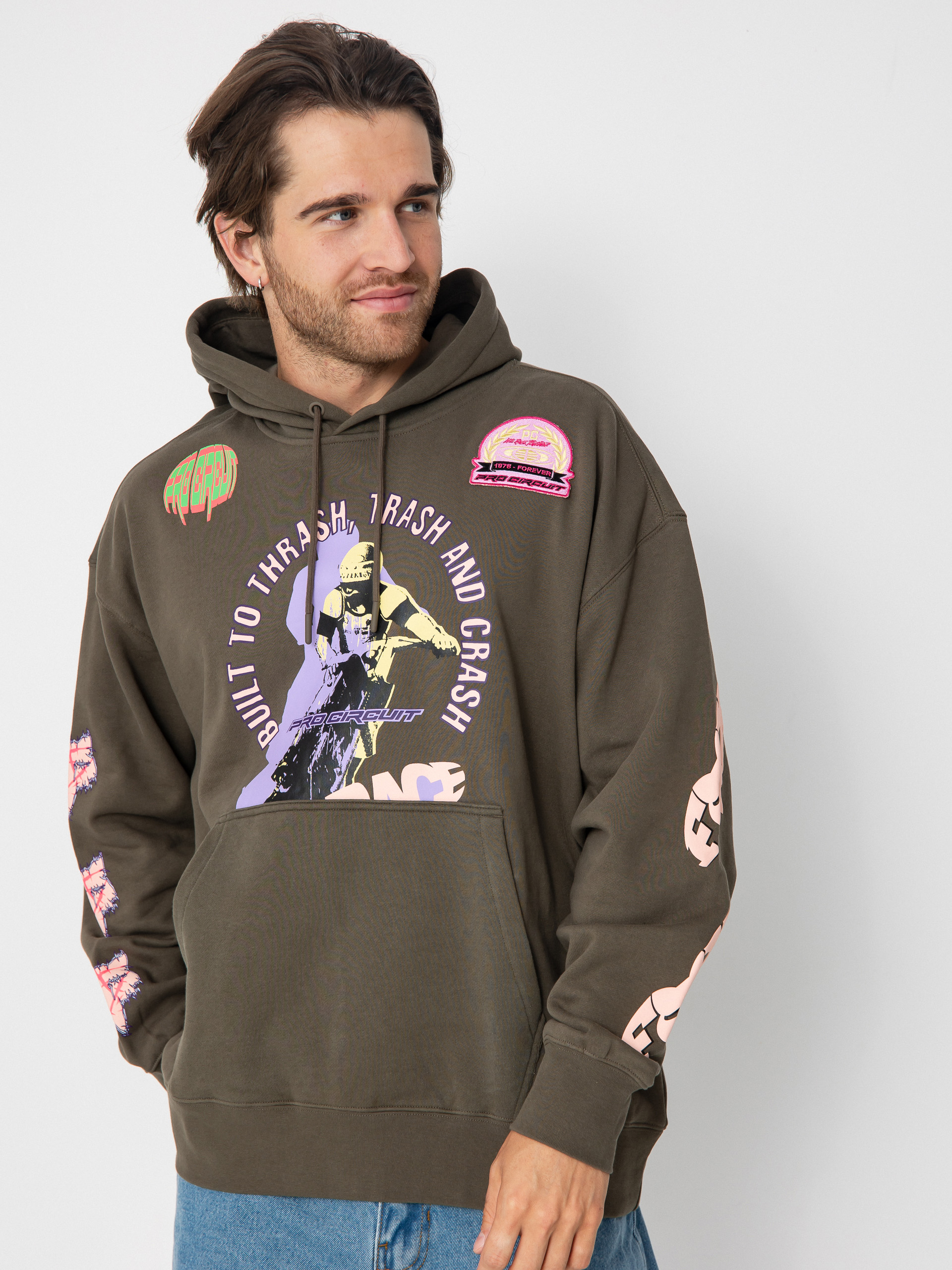 Fox Pro Circuit Oversized HD Hoodie (military)