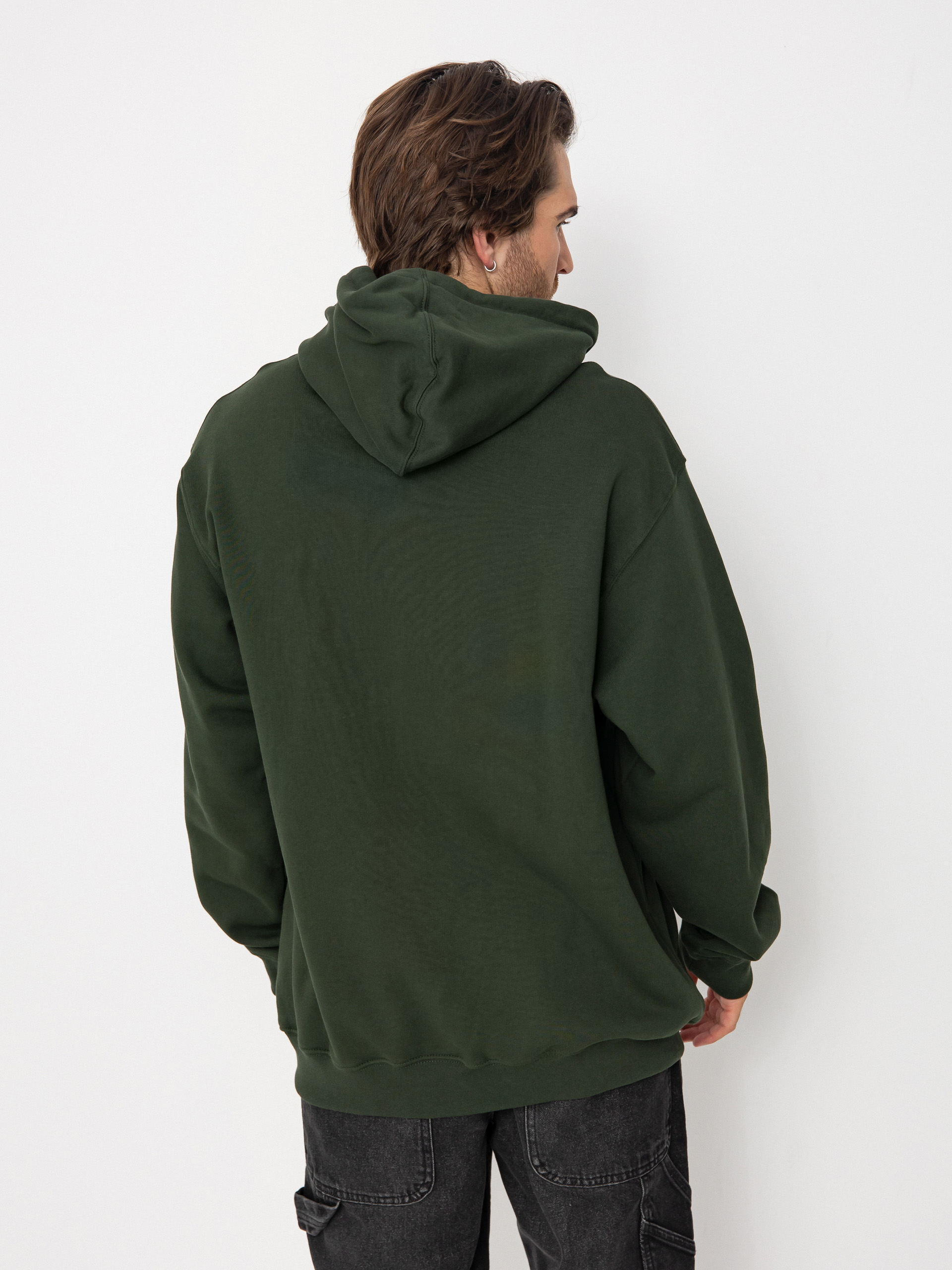 Vans Left Chest II Loose HD Hoodie (dried kelp)