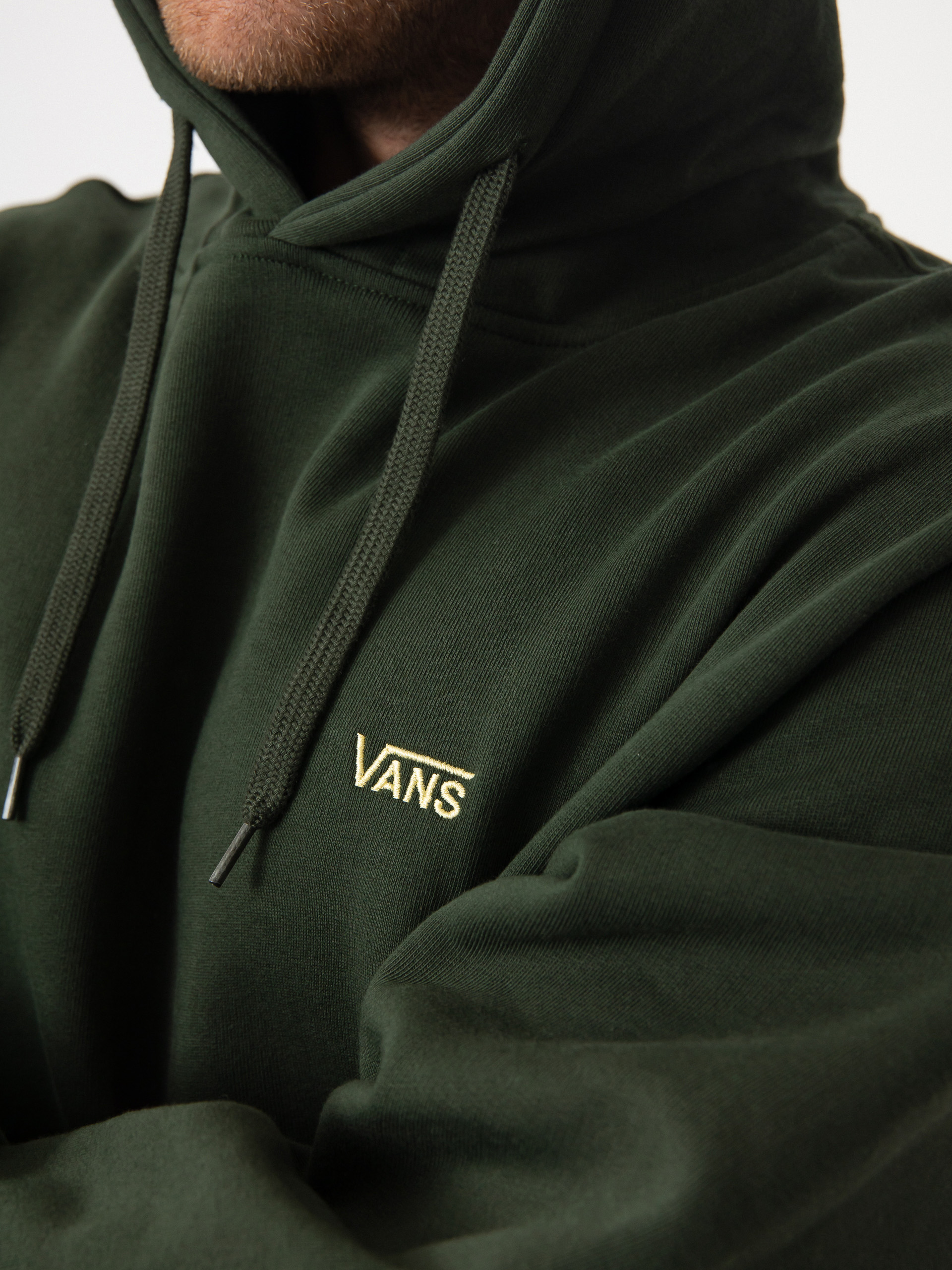 Vans Left Chest II Loose HD Hoodie (dried kelp)