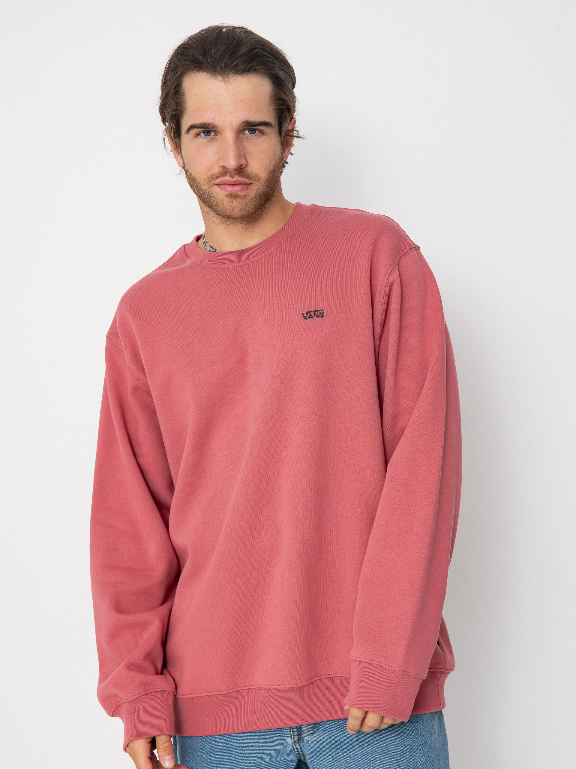 Vans Left Chest II Loose Crew Sweatshirt (mauvewood)
