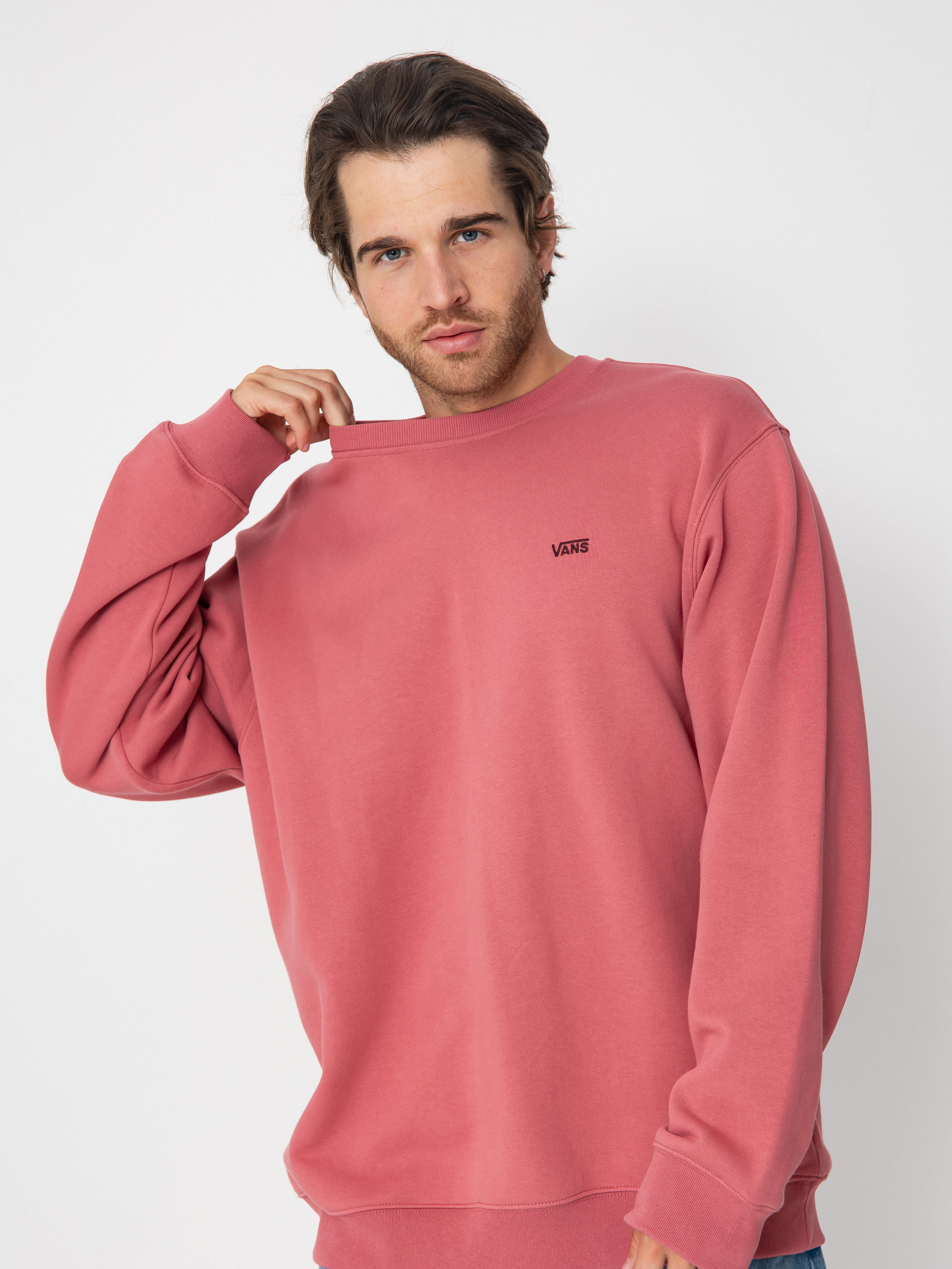 Vans Left Chest II Loose Crew Sweatshirt (mauvewood)