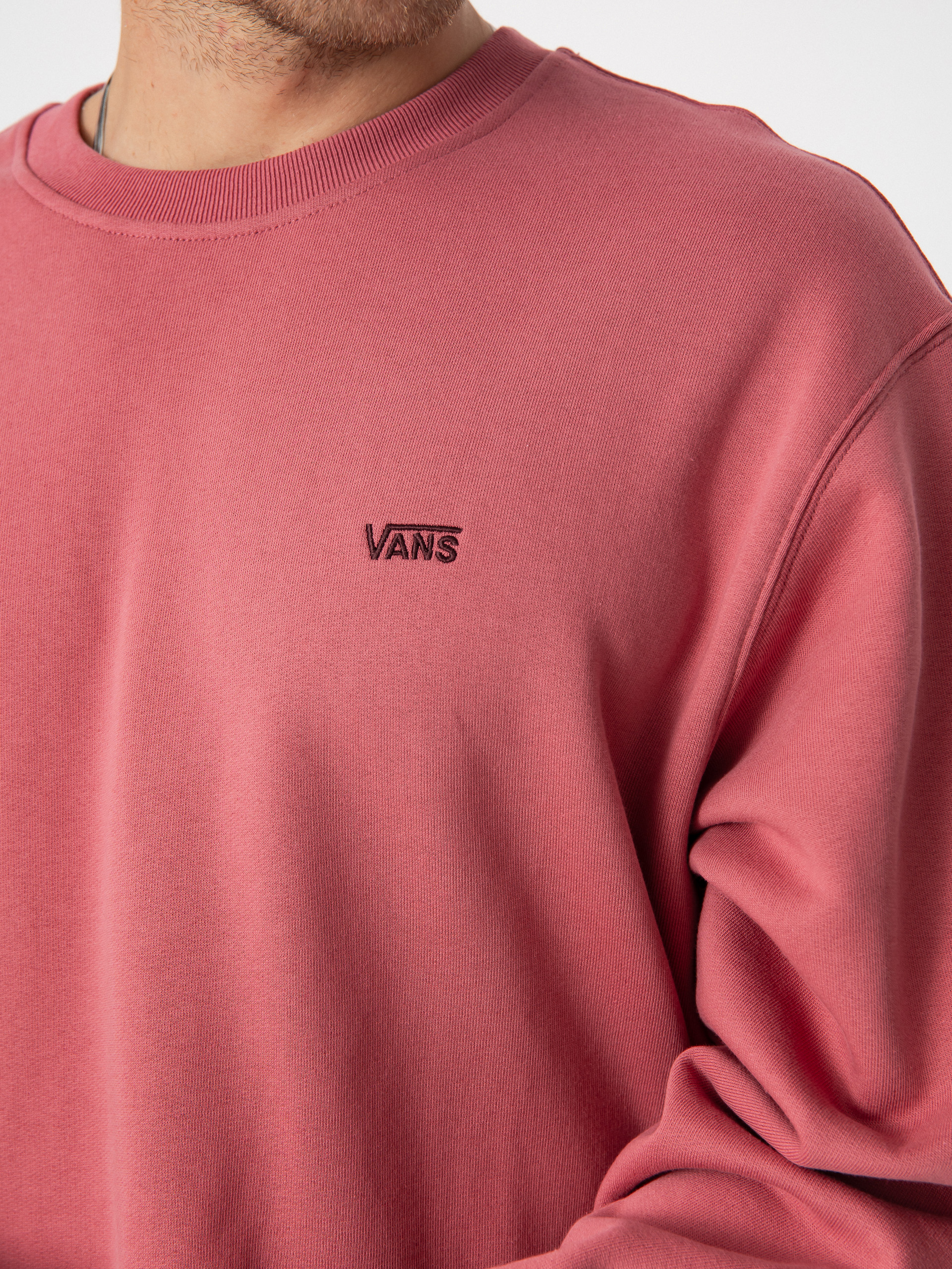 Vans Left Chest II Loose Crew Sweatshirt (mauvewood)