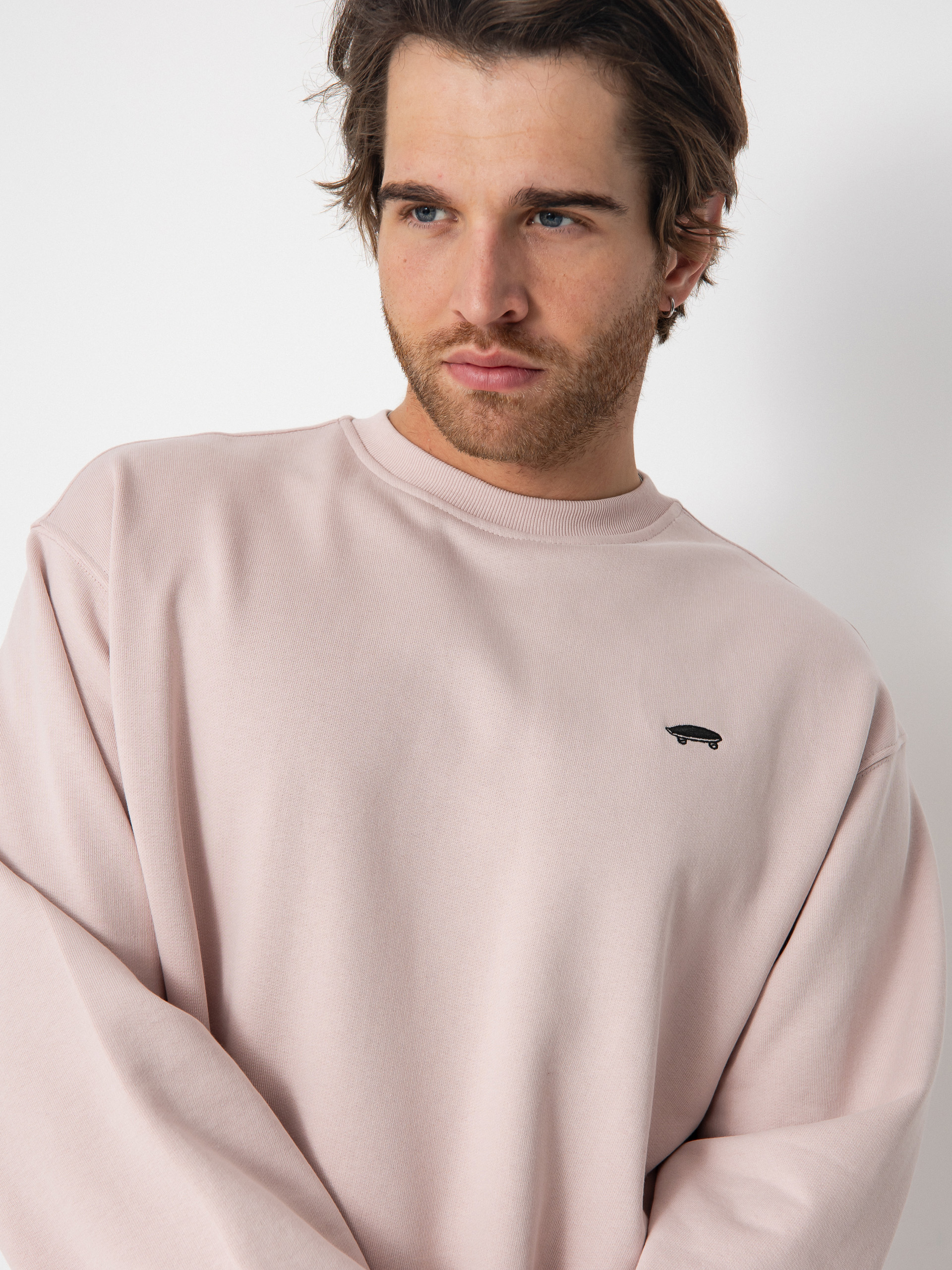 Vans Salton Loose Ft Crew Sweatshirt (mountain essentials sepia rose)