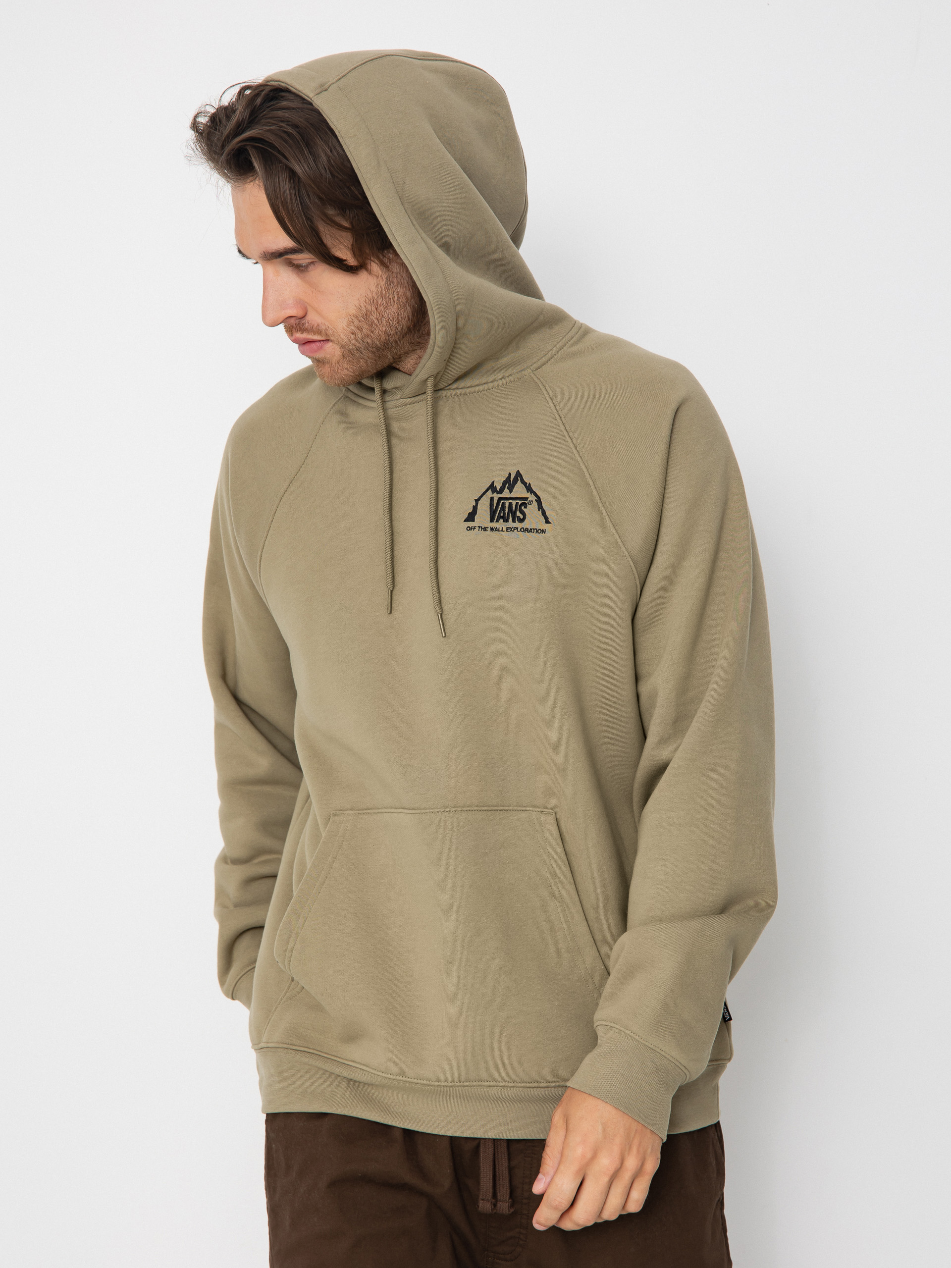Vans Mte Crestline Logo HD Hoodie - brown (bay leaf)
