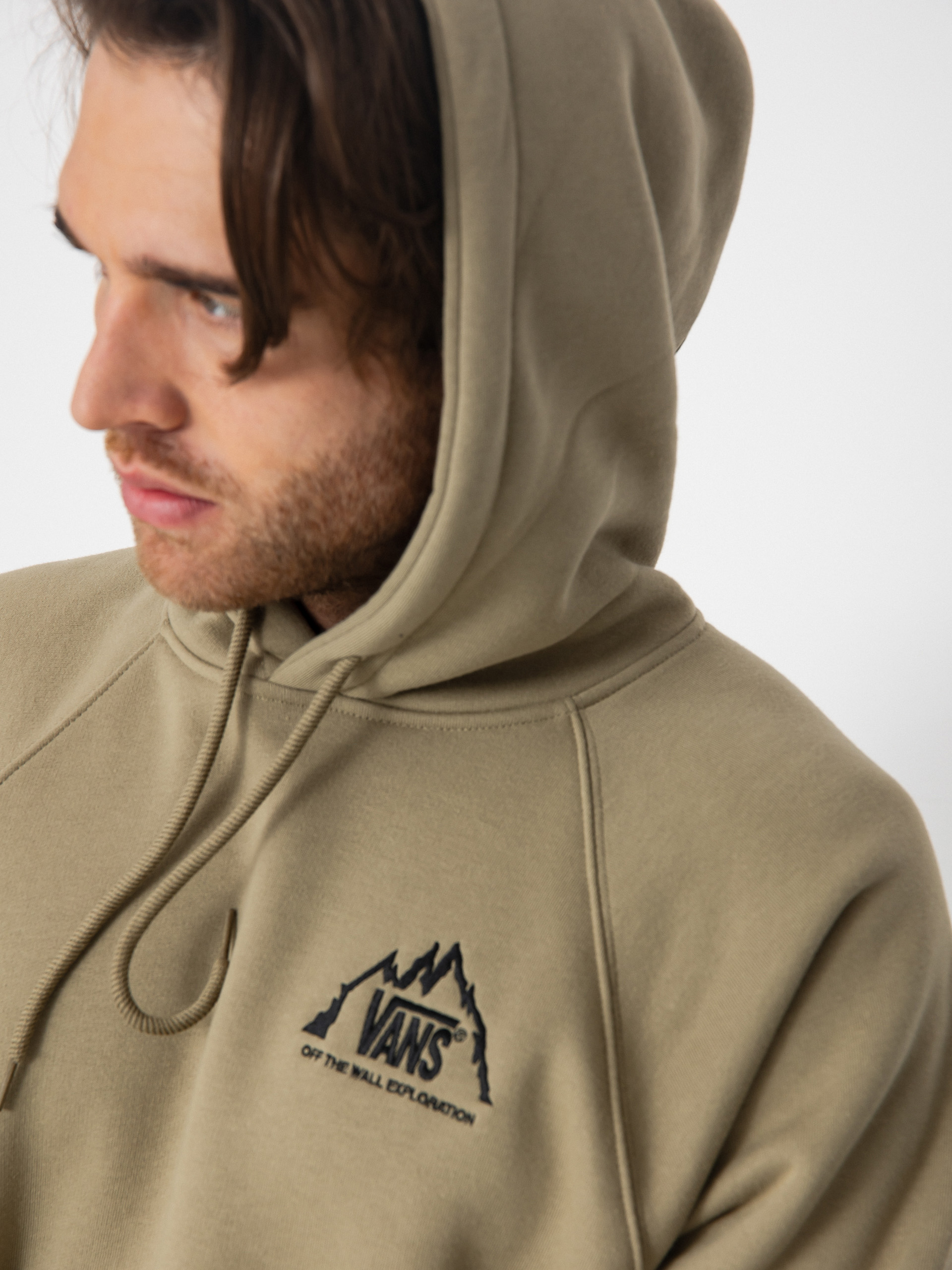 Vans Mte Crestline Logo HD Hoodie (bay leaf)
