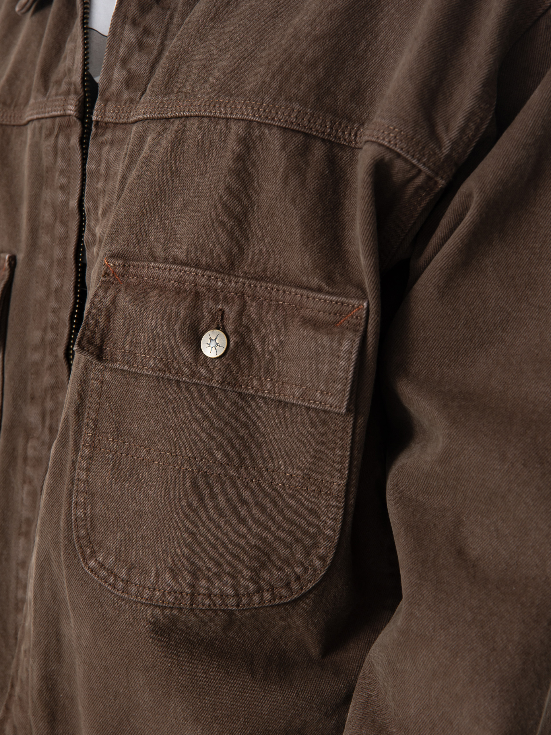 Vans Skate Garage Denim Jacke (coal brown)