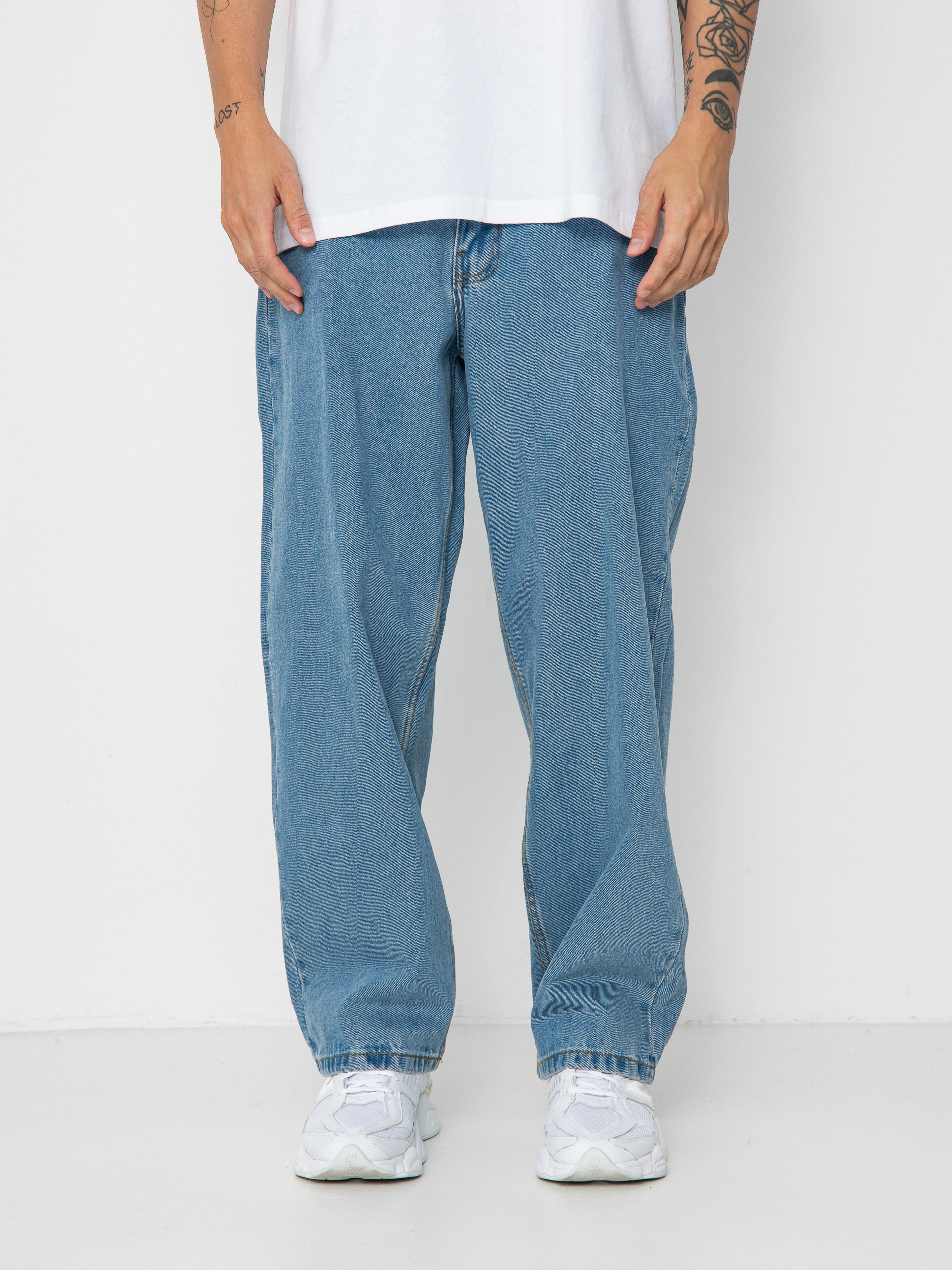 Vans Check 5 Baggy Denim Pants - blue (stonewash/blue)