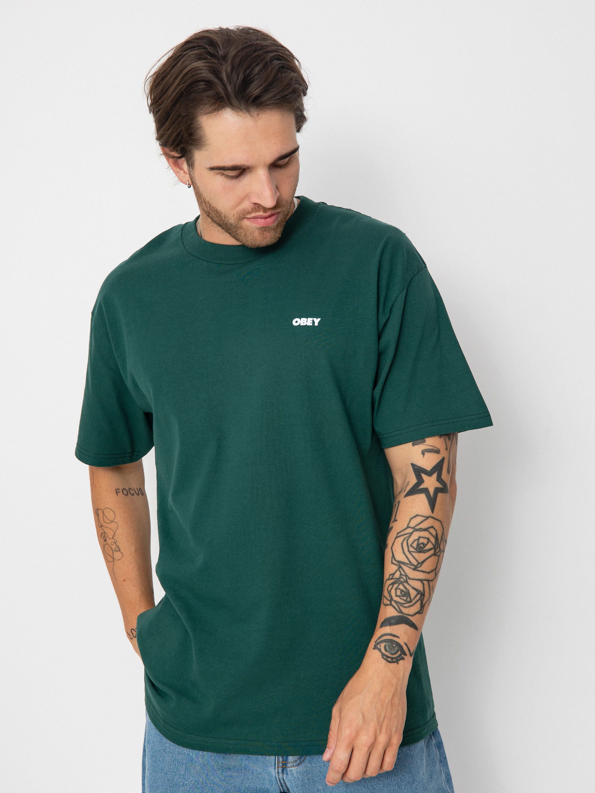 OBEY Obey Quarter Icon T-Shirt (rainforest)