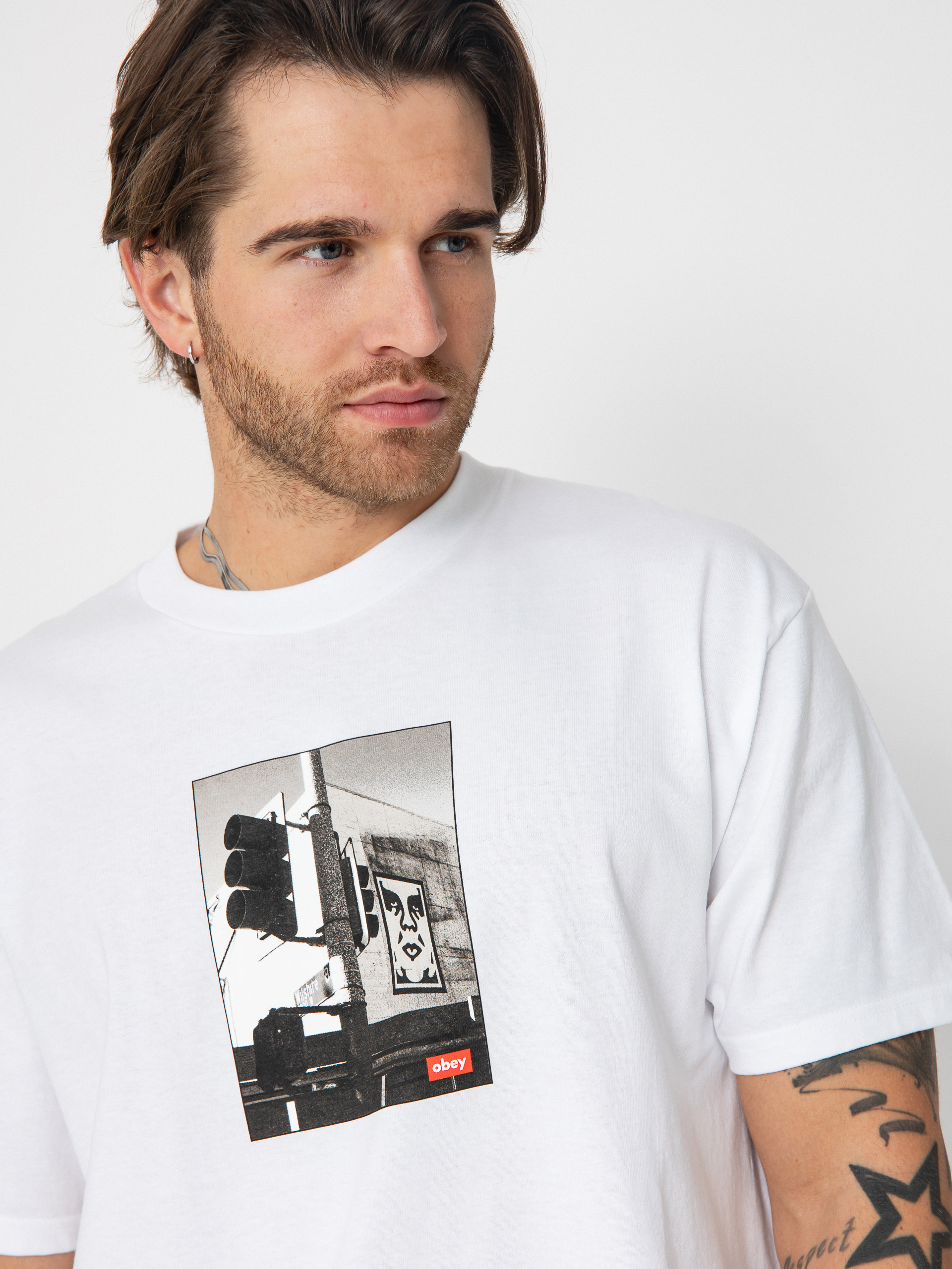 OBEY Obey Los Angeles Photo T-Shirt (white)