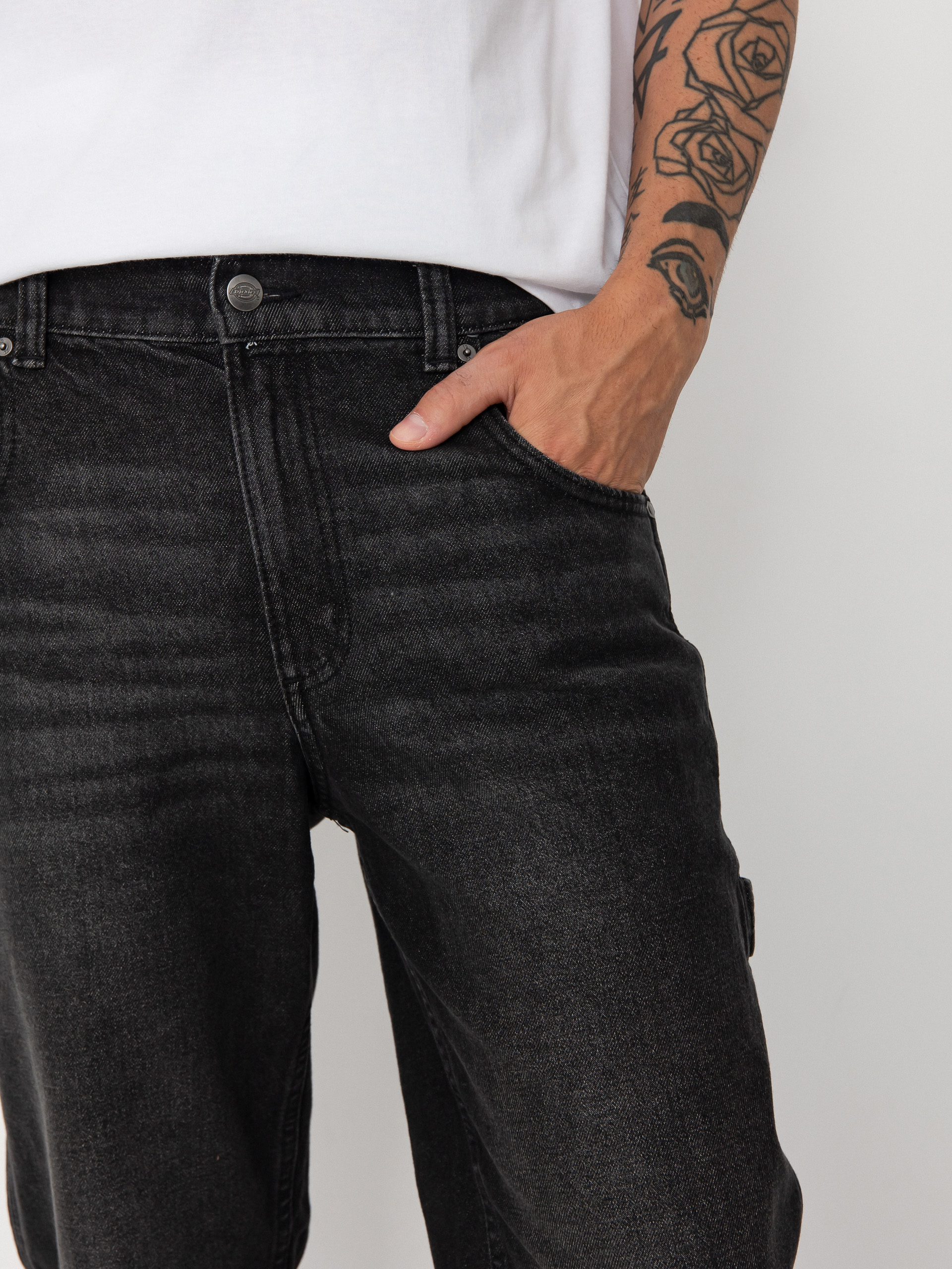 Dickies Garyville Pants - black (black wash faded)