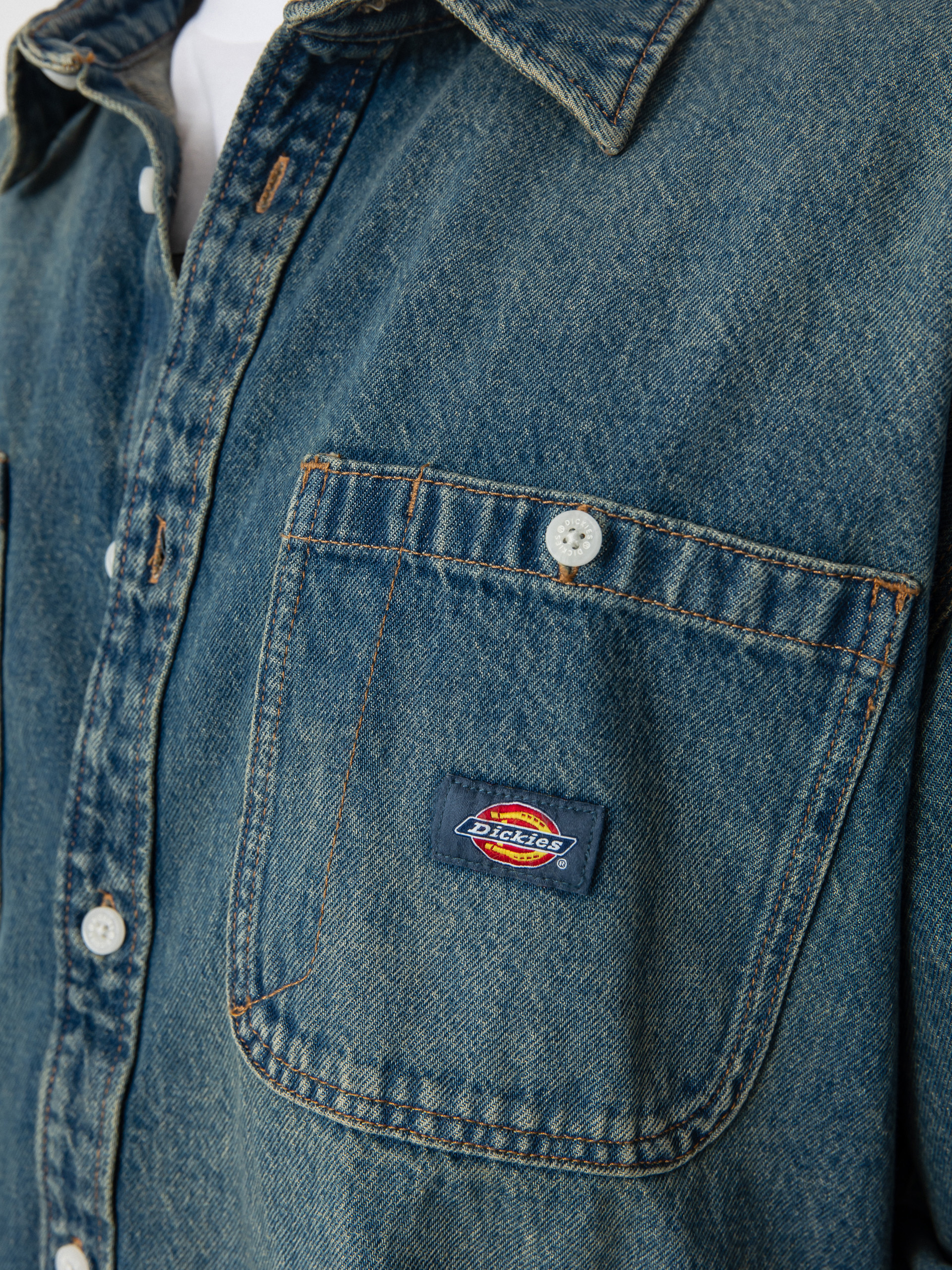 Dickies Mechanic Shirt (khaki tinted blue)