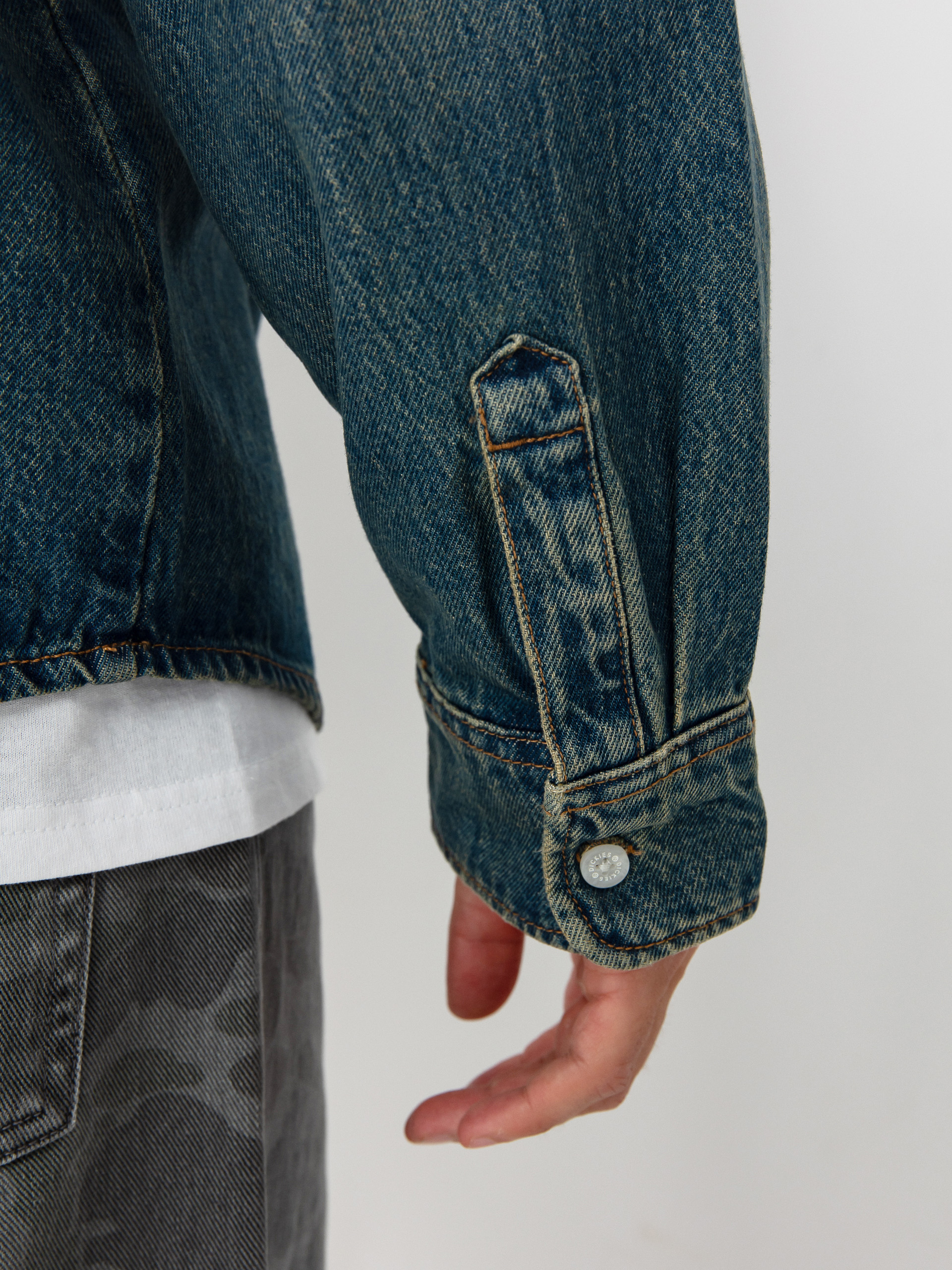 Dickies Mechanic Hemd (khaki tinted blue)