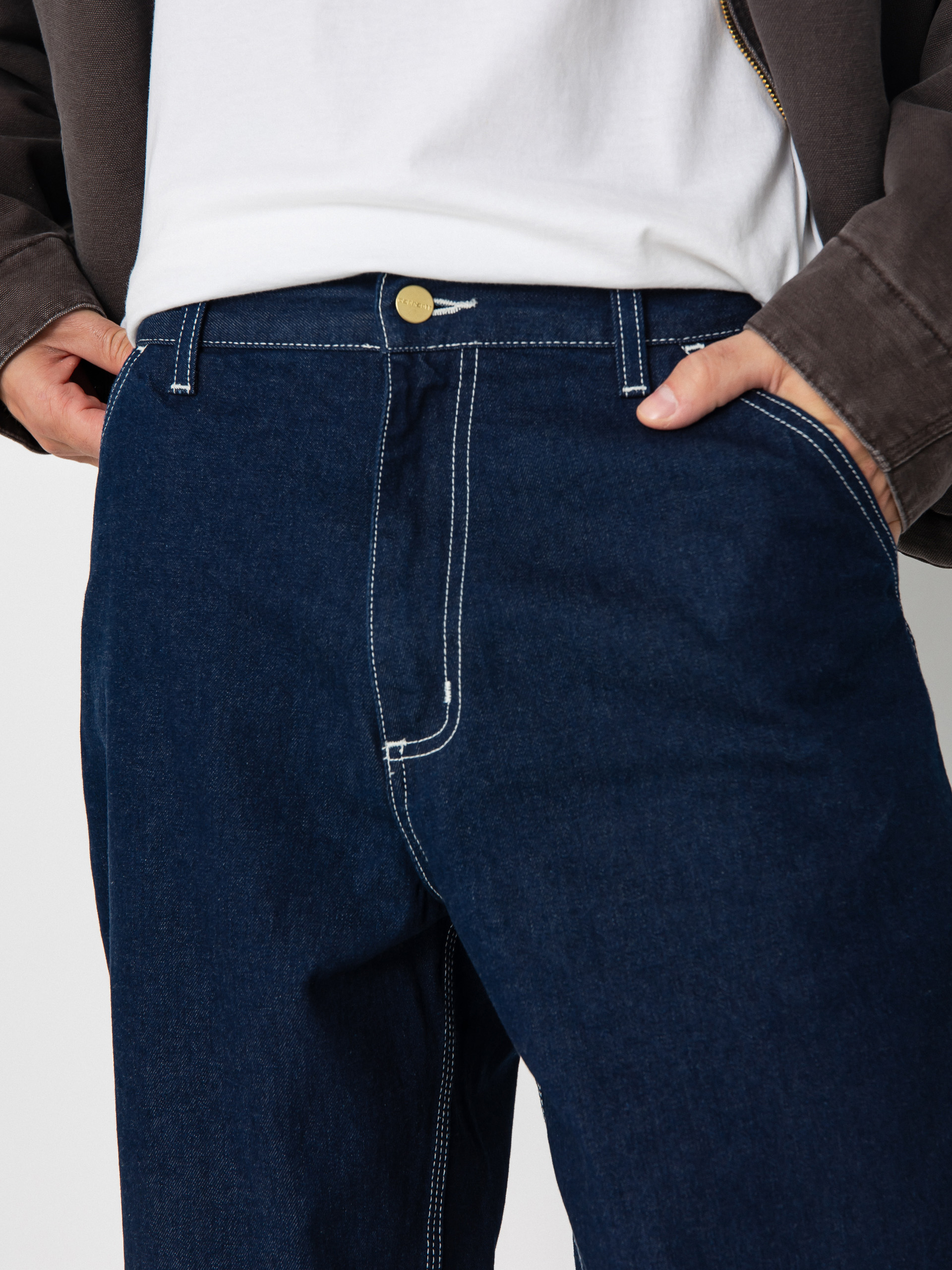 Carhartt WIP Simple Pants - navy blue (blue/one wash)
